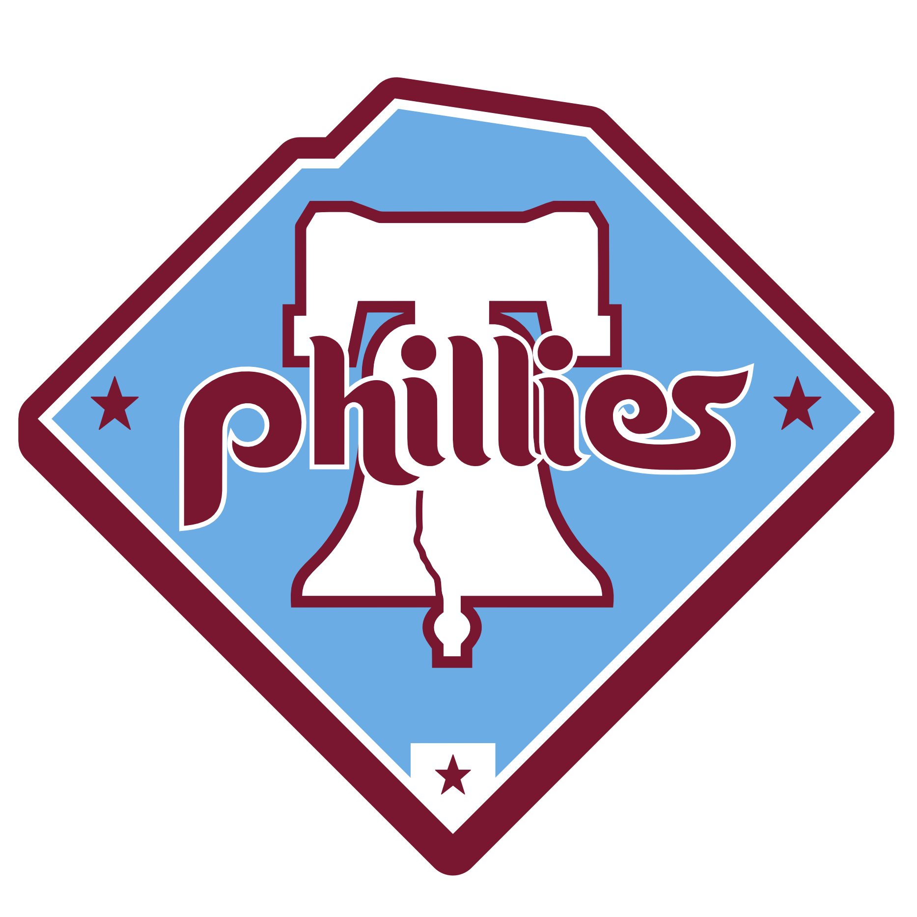 1870x1870 high resolution phillies logo, Phone