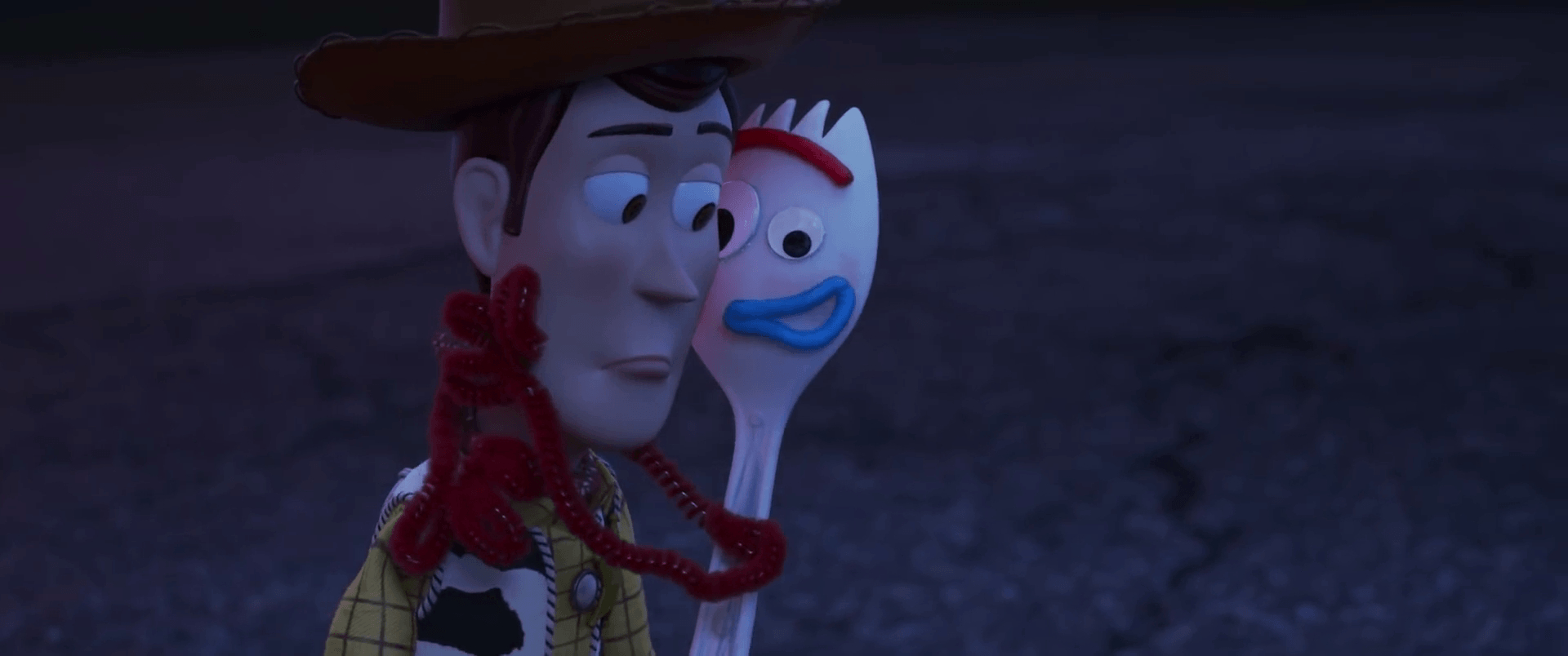 1920x810 woody and forky. Toy Story 4, Dual Screen