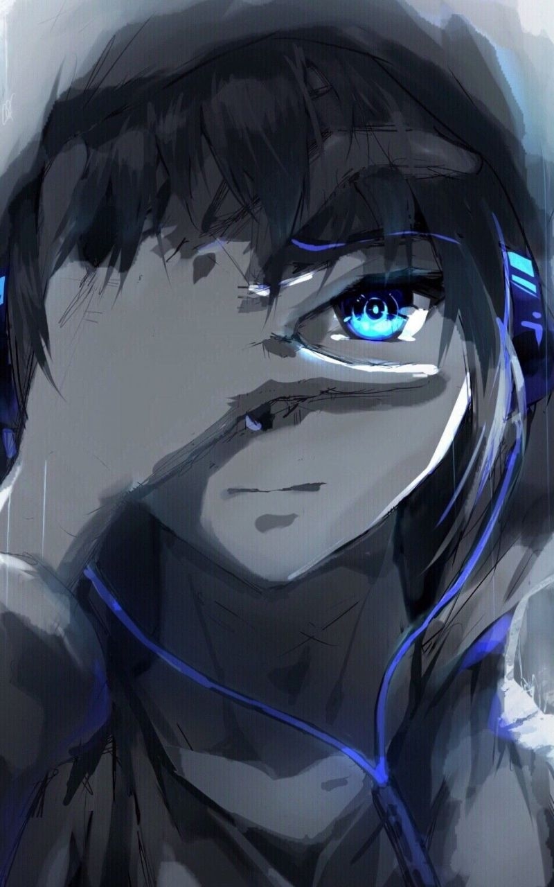 800x1280 Free download Anime Boy Hoodie Blue Eyes Headphones Painting Dengan gambar [1080x1920] for your Desktop, Mobile & Tablet. Explore Anime Guy With Hoodie Wallpaper. Anime Guy With Hoodie Wallpaper, Phone