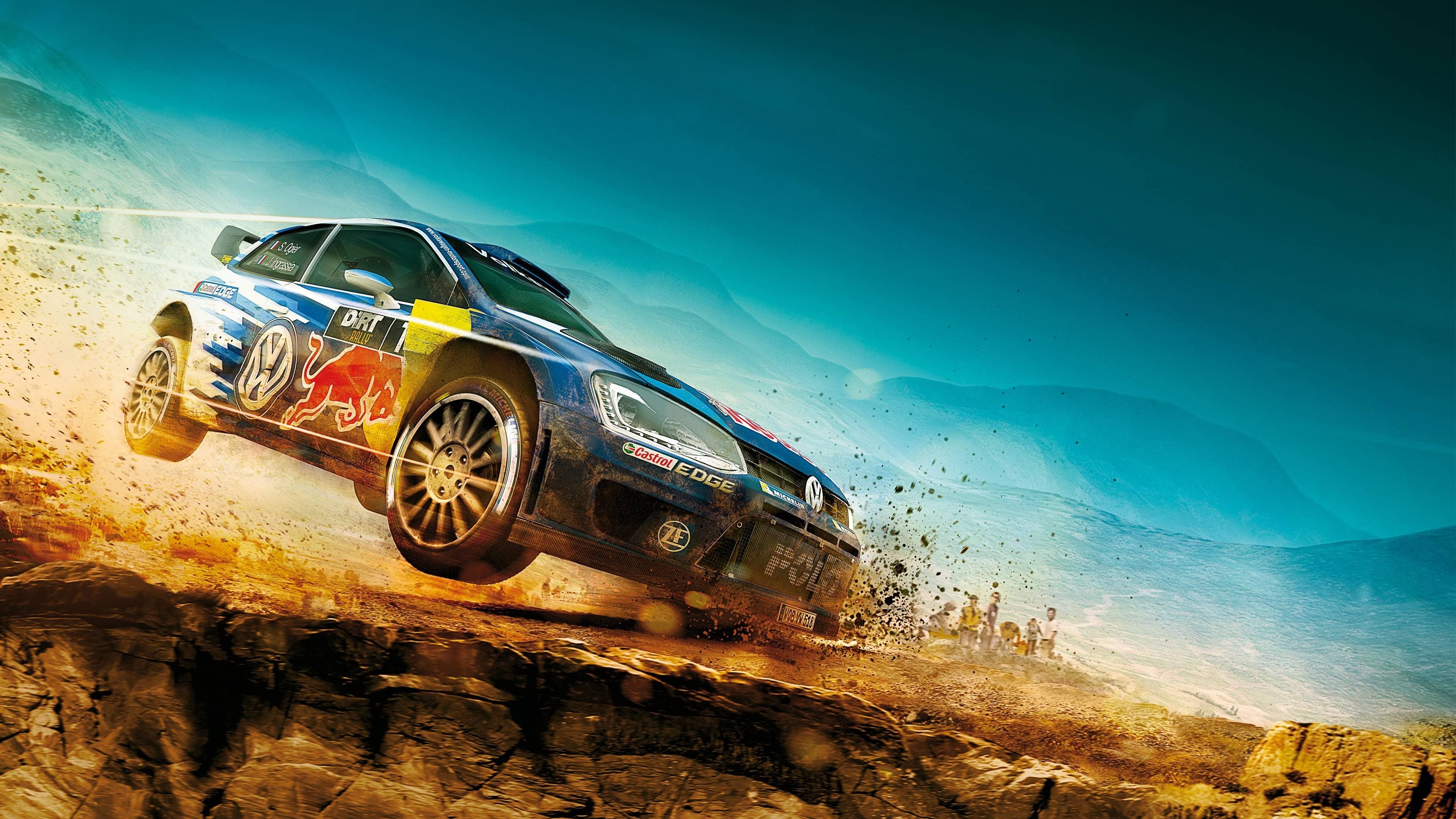 3840x2160 Car Flying Dirt Race Most Amazing Ultra HD 4K wallpaper, Desktop