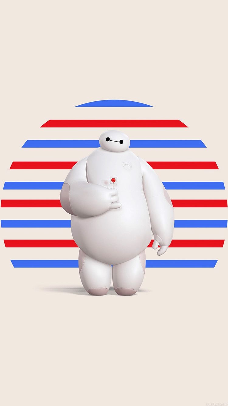 750x1340 Big Hero 6 Baymax Disney Art Illust, Phone