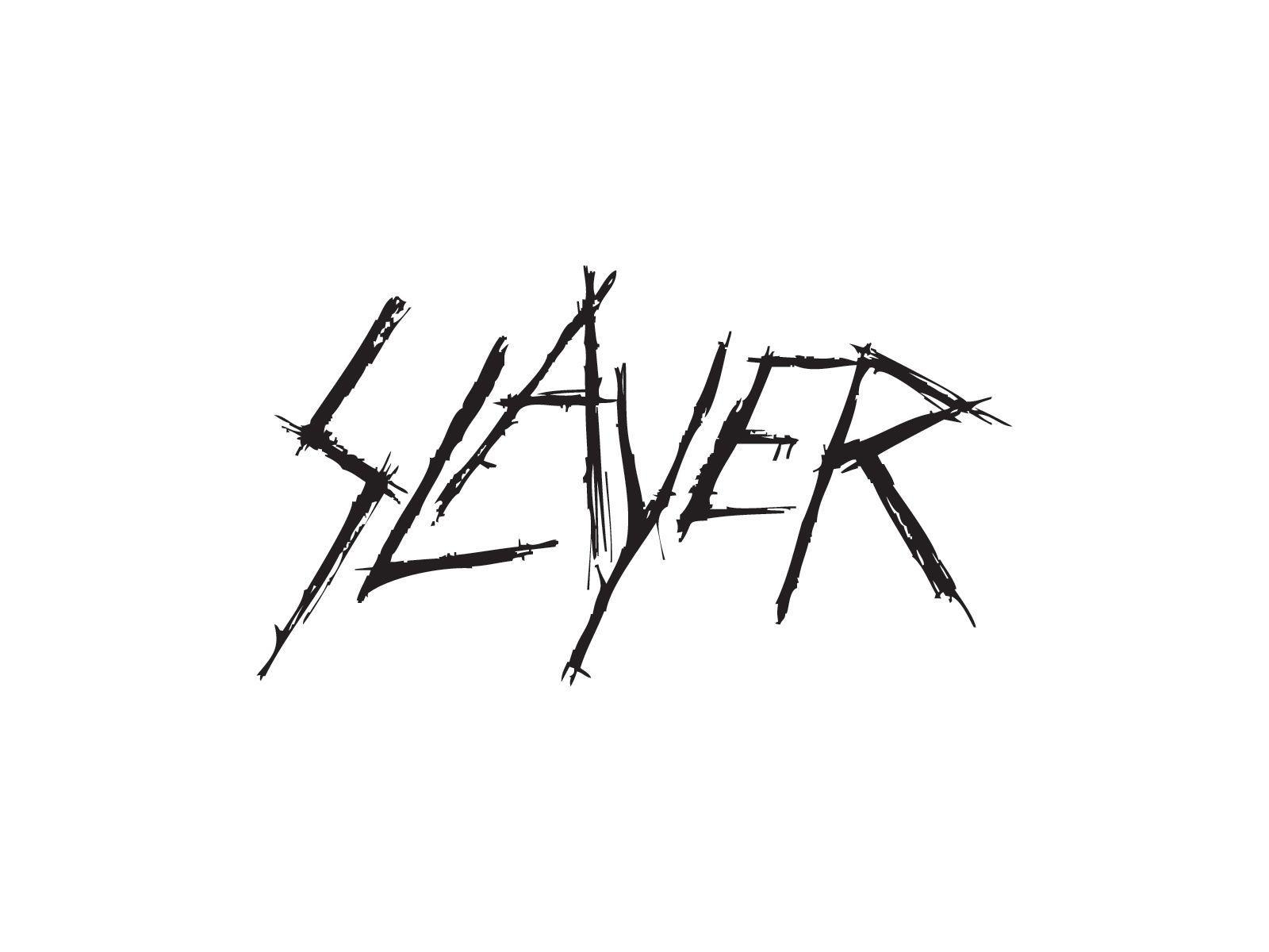 1600x1200 Download Slayer Logo Band Logos Rock Metal Bands Punk Wallpaper, Desktop