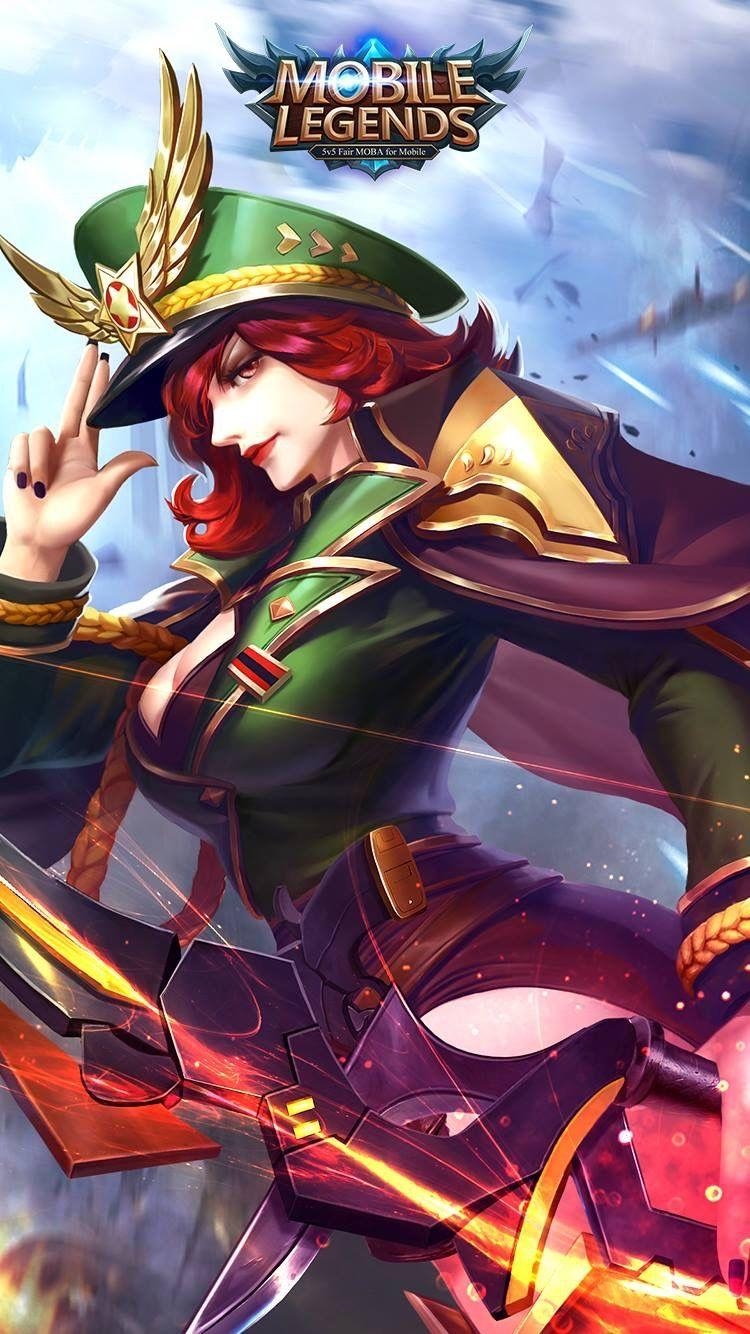 750x1340 Miya as Captain thorn's #Legend #Mobile. #Mobile Legends, Phone