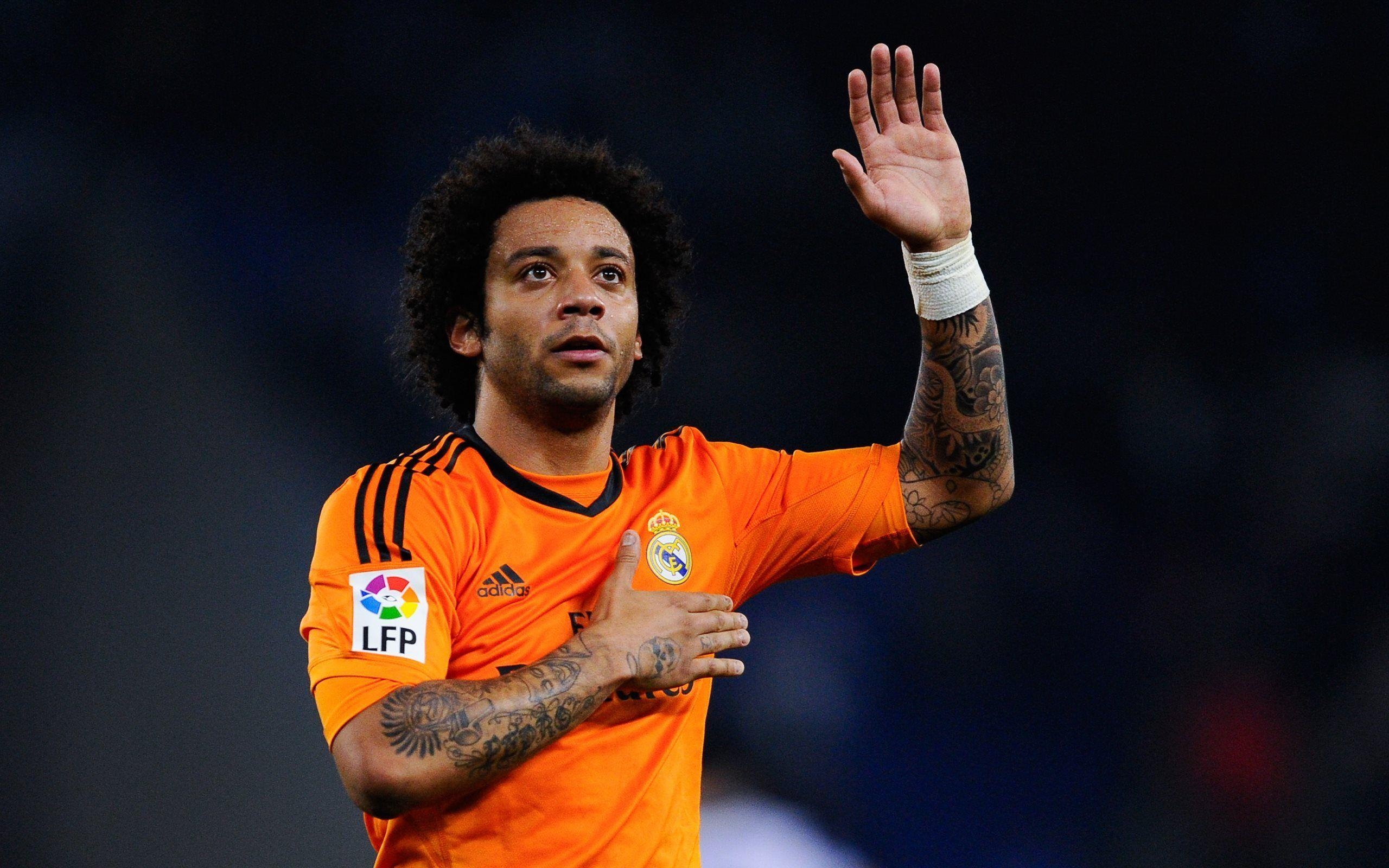 2560x1600 Download wallpaper Marcelo, Real Madrid, footballers, La Liga, Desktop