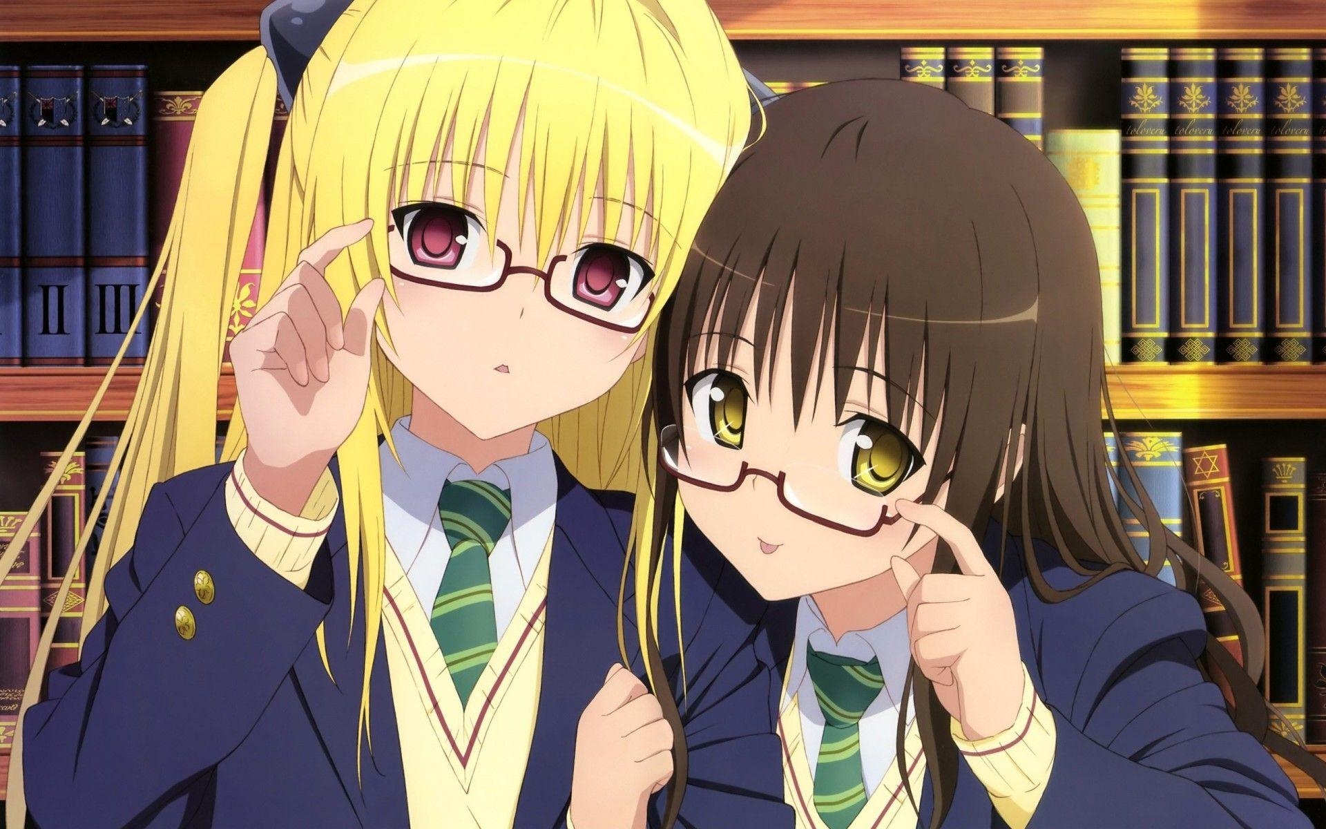 1920x1200 Anime To Love Ru Golden Darkness and Yuuki Mikan widescreen, Desktop