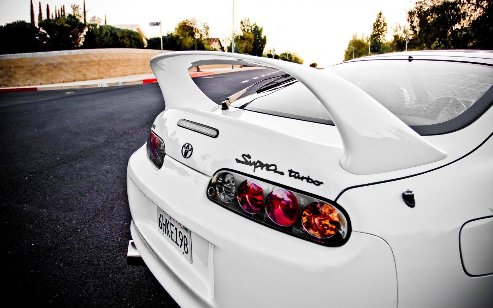 1680x1050 White Toyota Supra during daytime HD wallpaper, Desktop