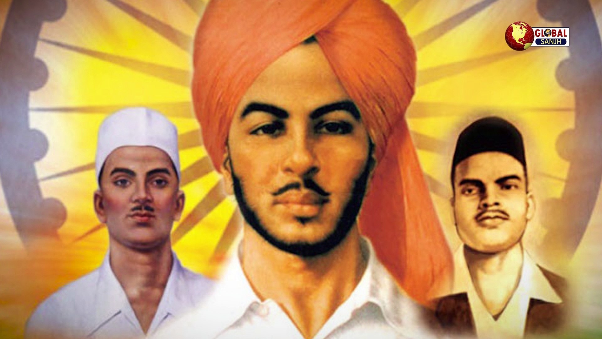 1920x1080 Tribute to Freedom Fighter of india Bhagat Singh, Rajguru, Sukhdeev. 14 Feb, Desktop