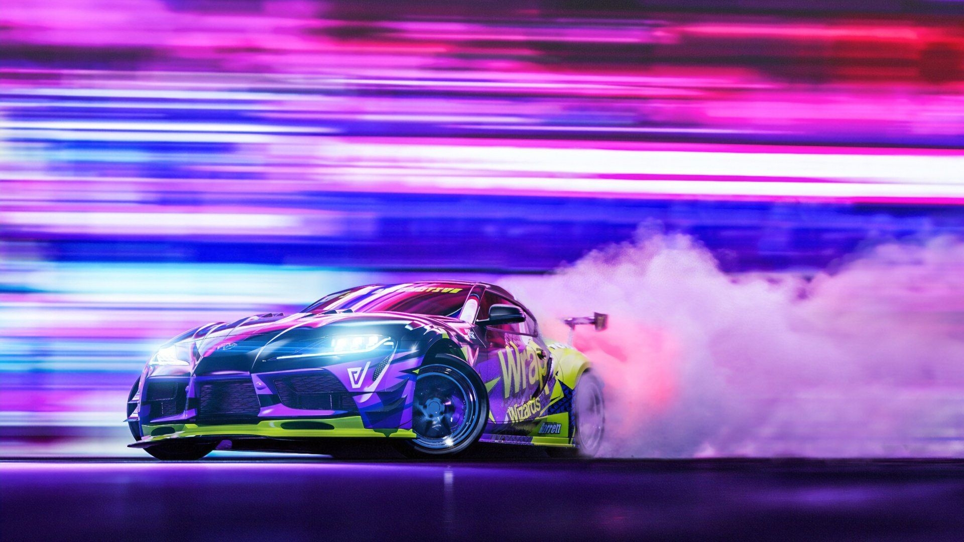 1920x1080 Toyota Supra Drift Car Wallpaper, Desktop