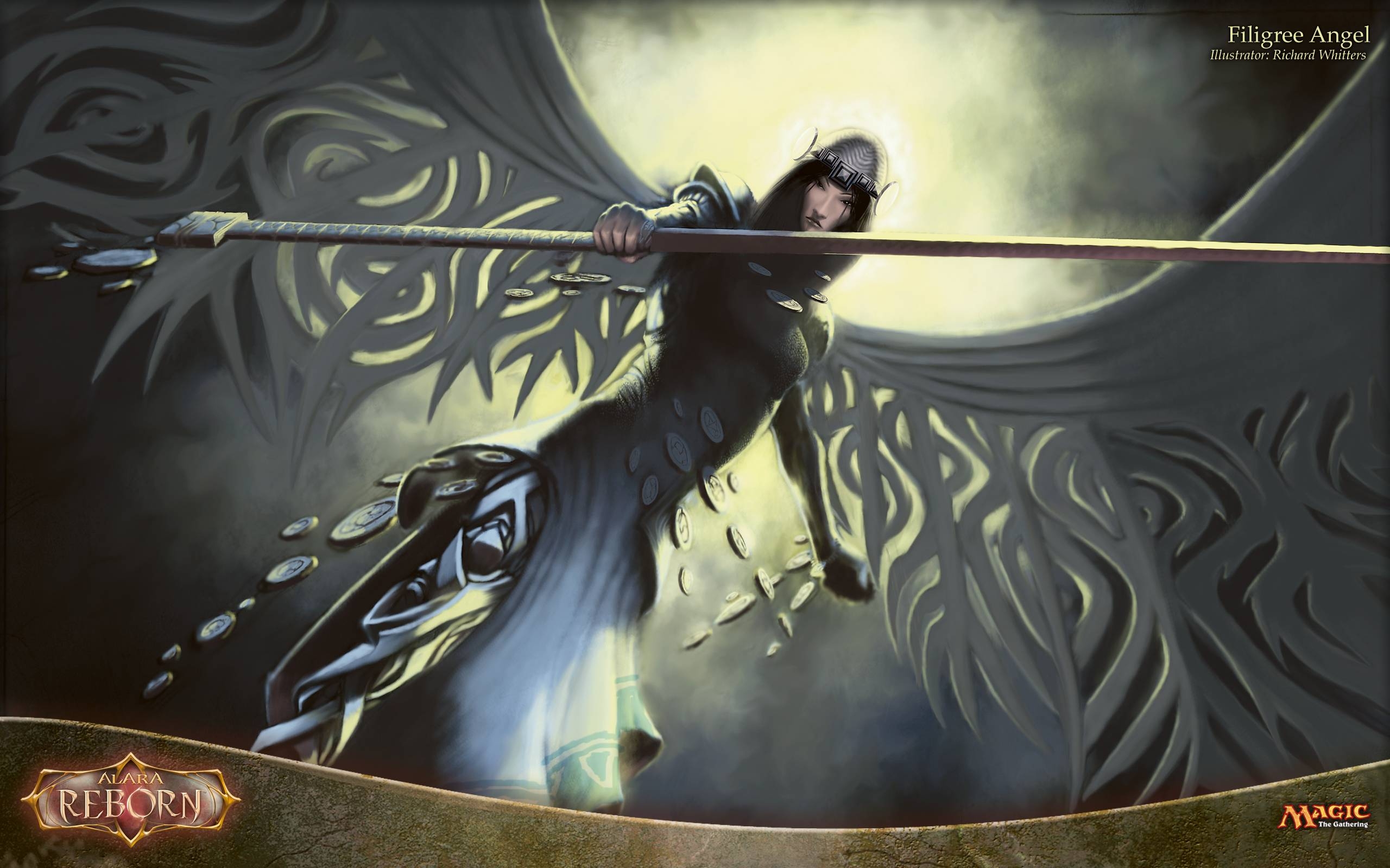 2560x1600 Wallpaper of the Week: Filigree Angel, Daily MTG, Magic, Desktop