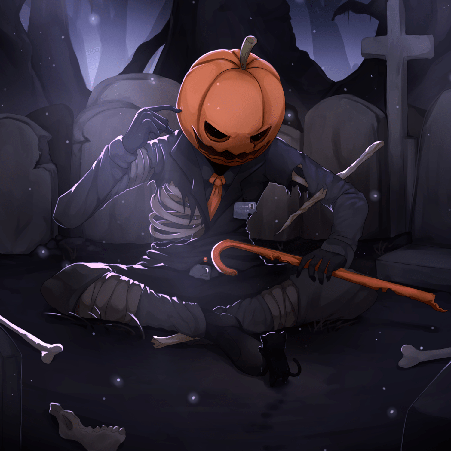 1500x1500 Halloween pfp Wallpaper, Phone