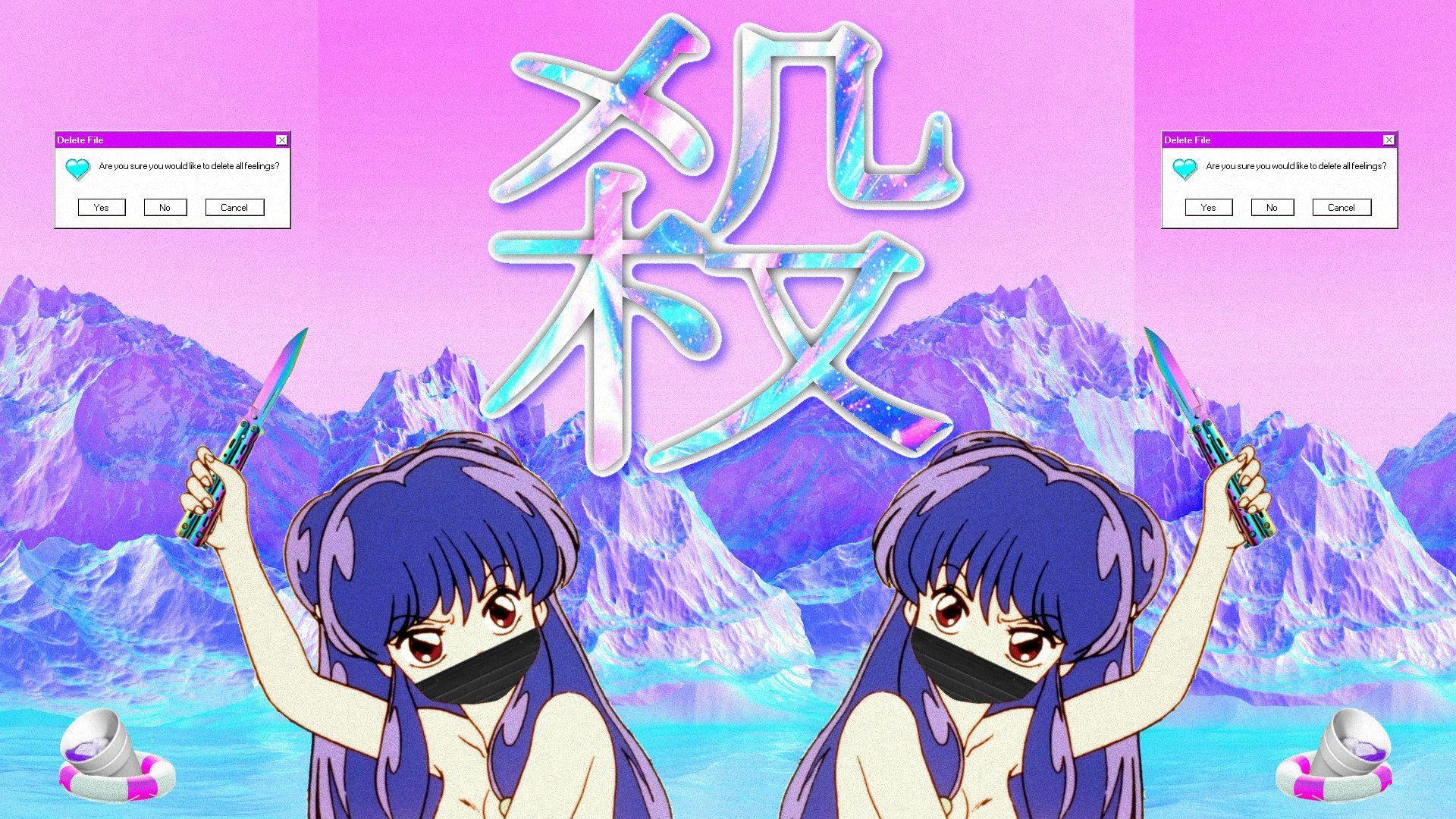 1920x1080 a e s t h e t i c Vaoorwave Wallpaper mostly anime dump, Desktop