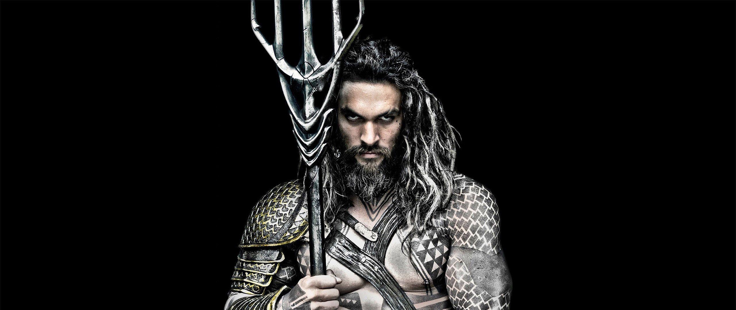 2560x1080 Aquaman 2018 Movie Jason Momoa Teaser Wallpaper, Dual Screen