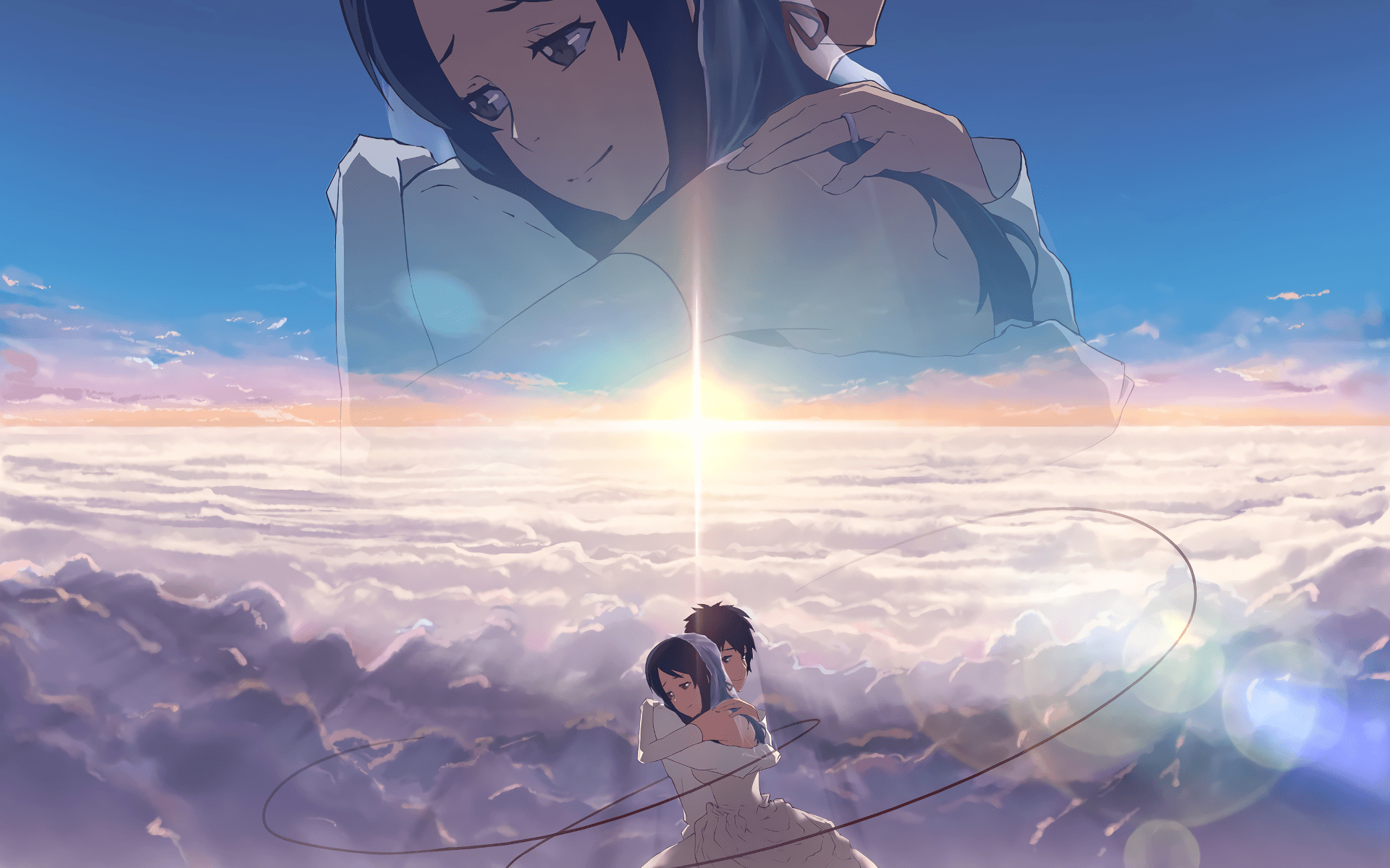 1920x1200 Download  Wallpaper Mitsuha Miyamizu And Taki Tachibana Of, Desktop