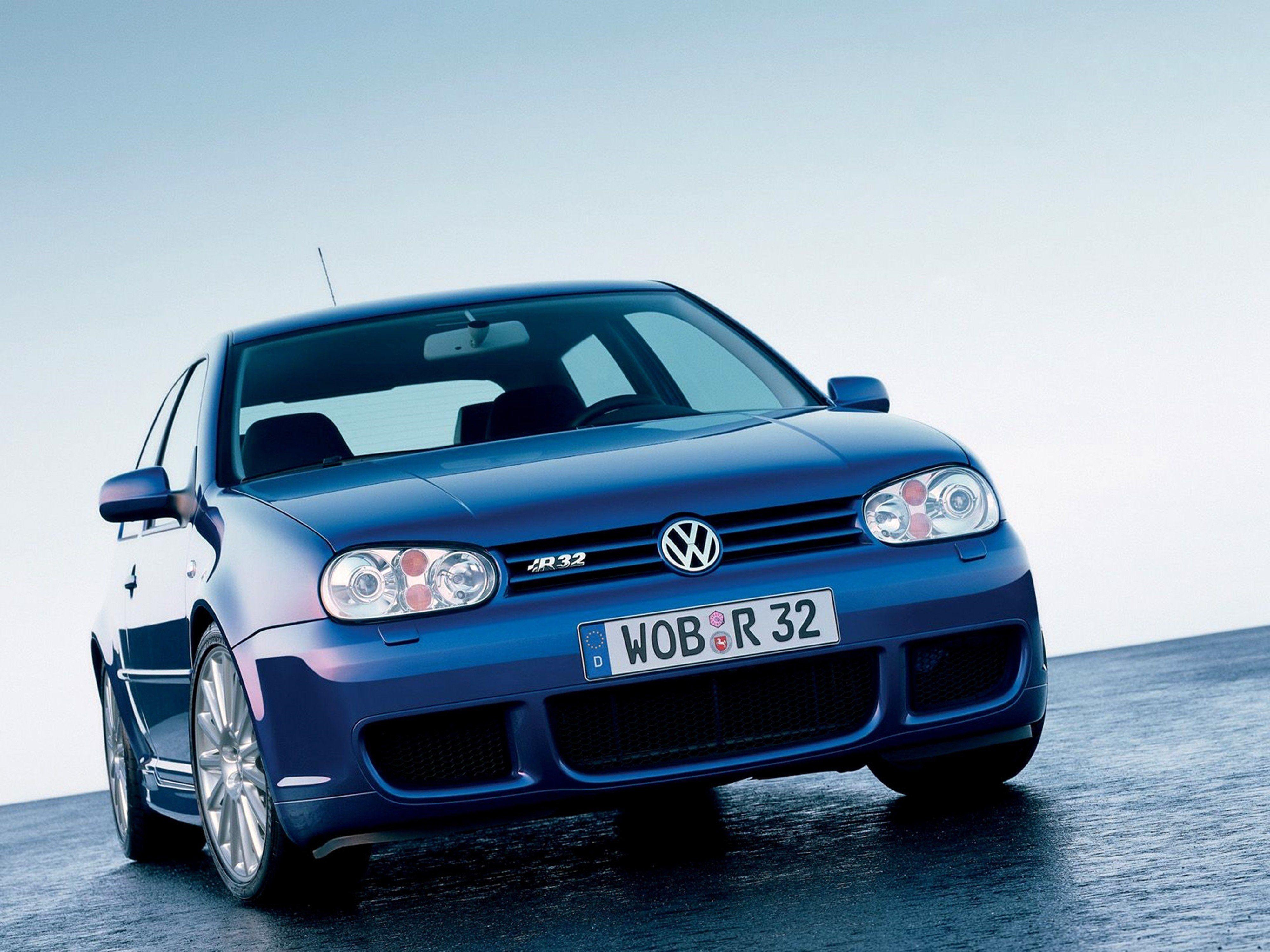 4000x3000 Volkswagen Golf R32 car Germany blue  wallpaper, Desktop