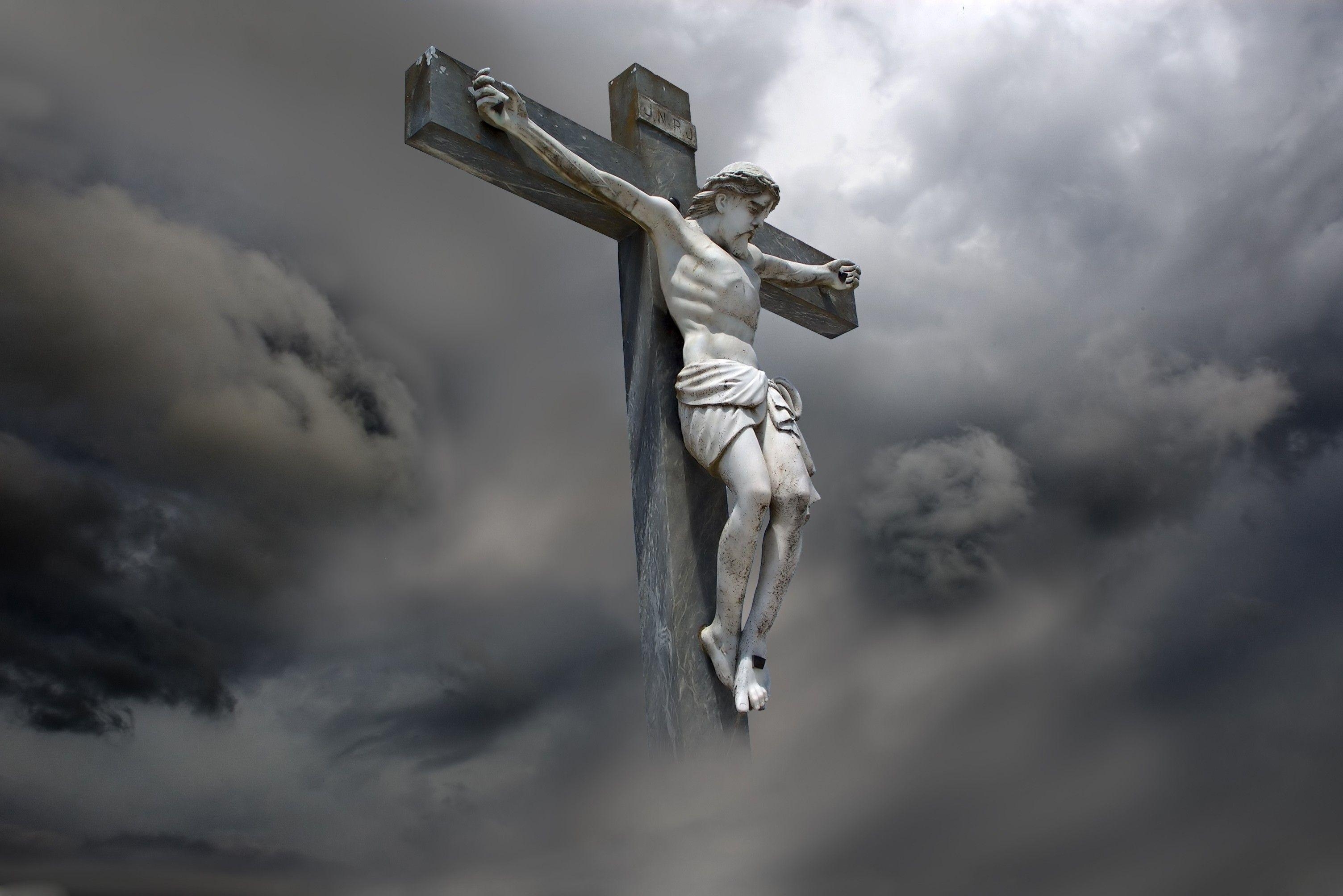 3010x2010 Jesus Christ On The Cross Wallpaper, Desktop