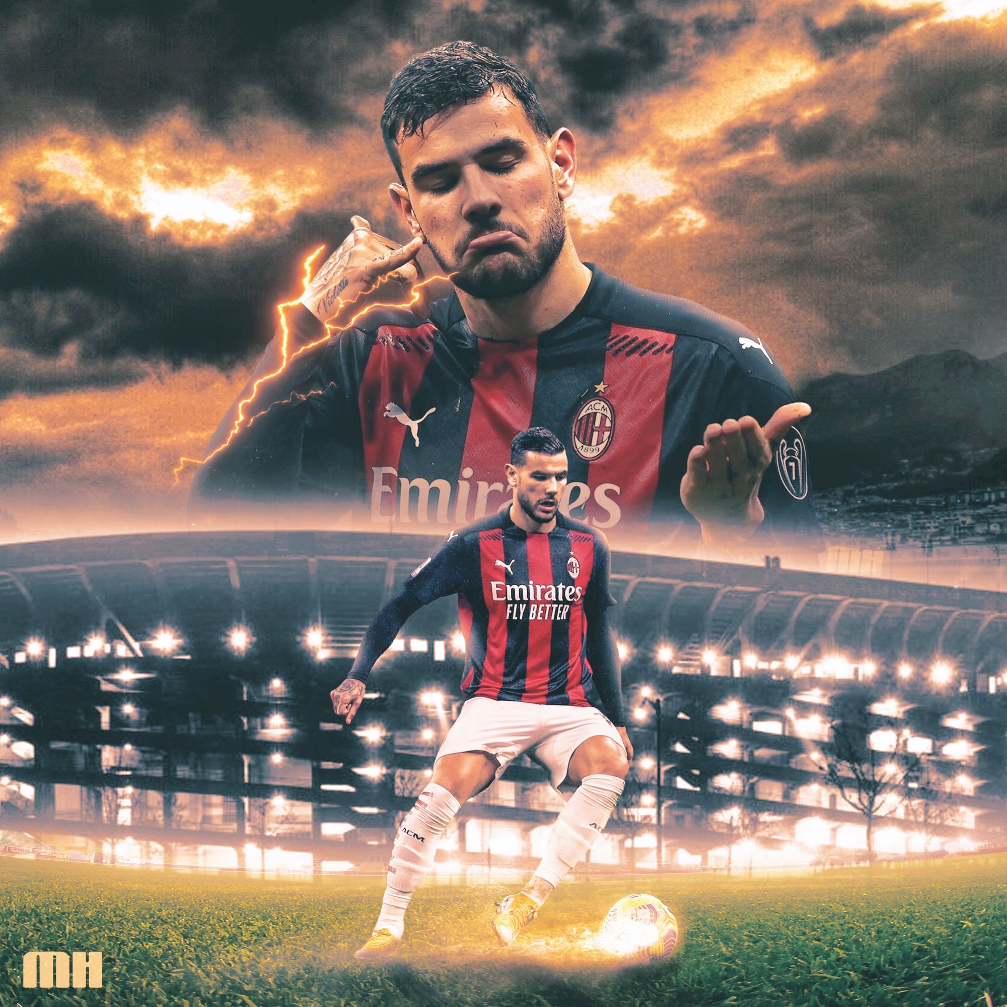 2000x2000 Theo Hernandez. Milan wallpaper, Milan football, Ac milan, Phone