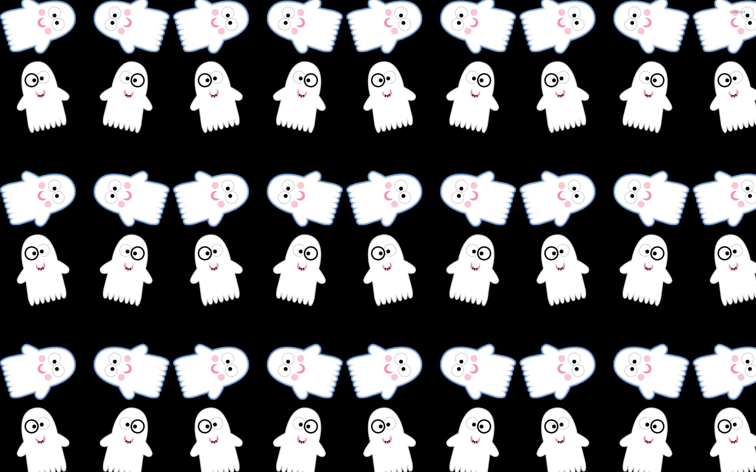 2880x1800 Cute ghost pattern wallpaper wallpaper, Desktop