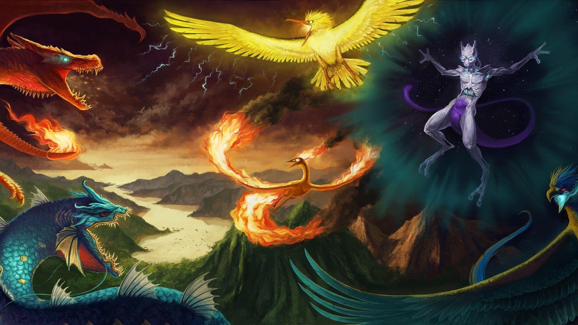 1920x1080 Articuno Background Download Free, Desktop