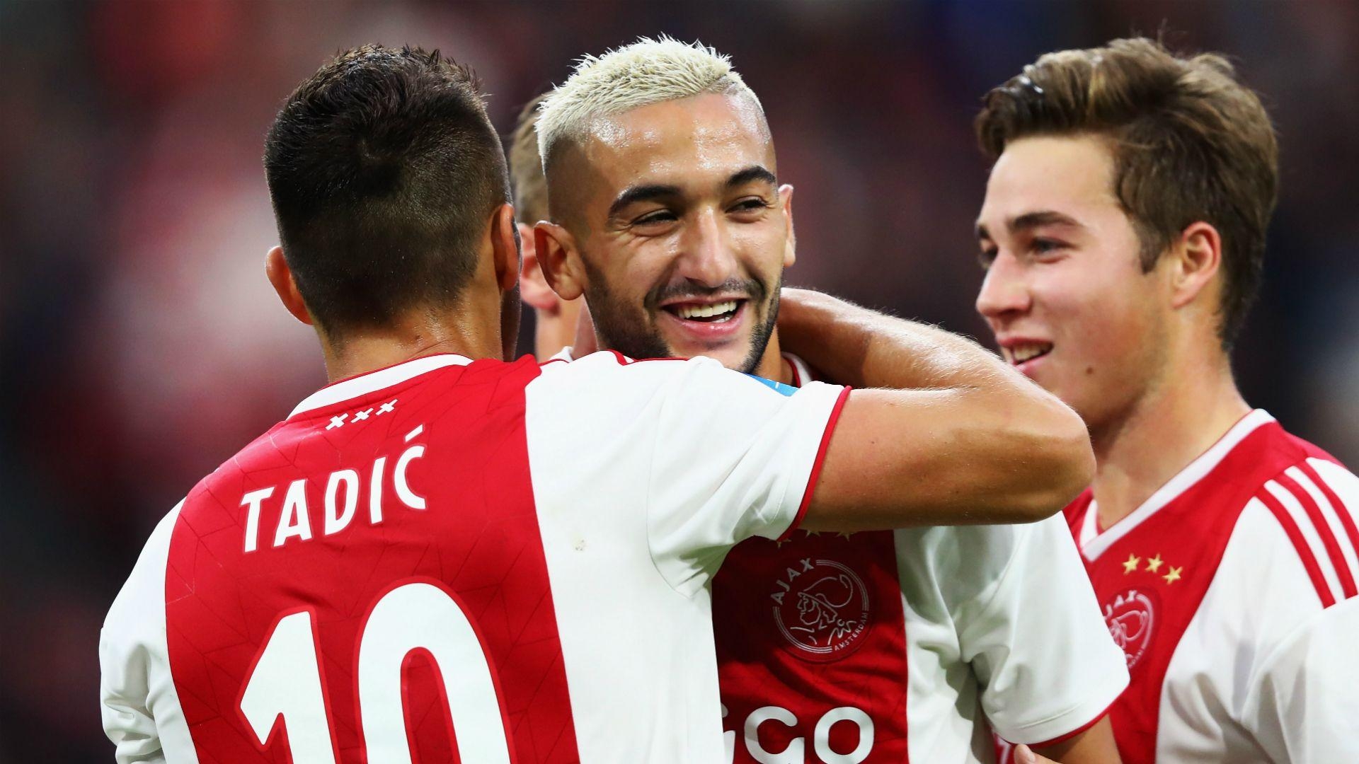 1920x1080 Hakim Ziyech on target in Ajax's Champions League loss to Real Madrid, Desktop