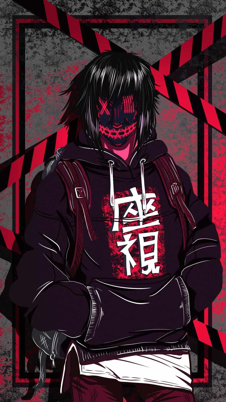 900x1600 Masked Anime Guy IPhone Wallpaper Wallpaper, iPhone Wallpaper, Phone