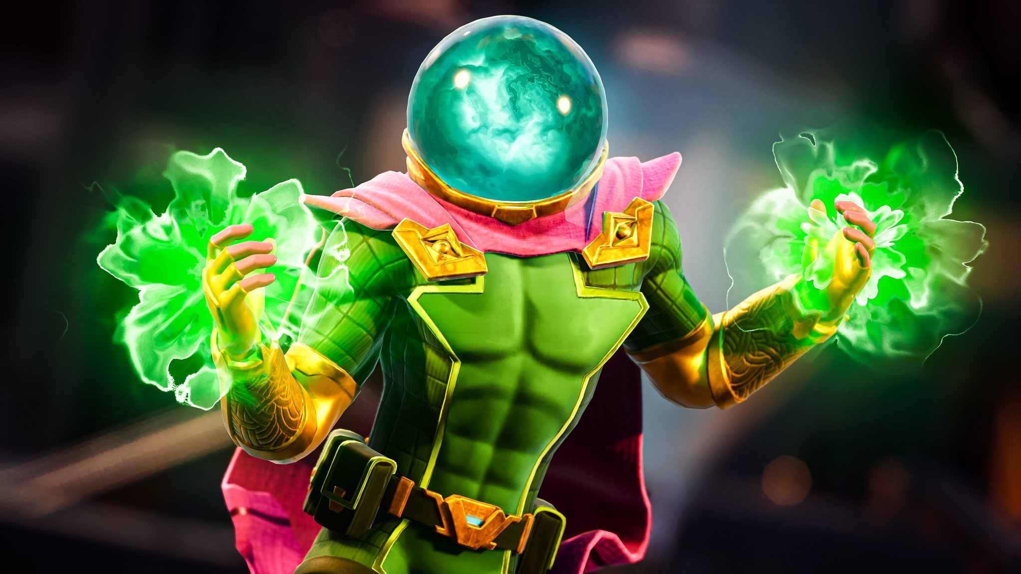 2050x1160 Mysterio Fortnite wallpaper, Desktop