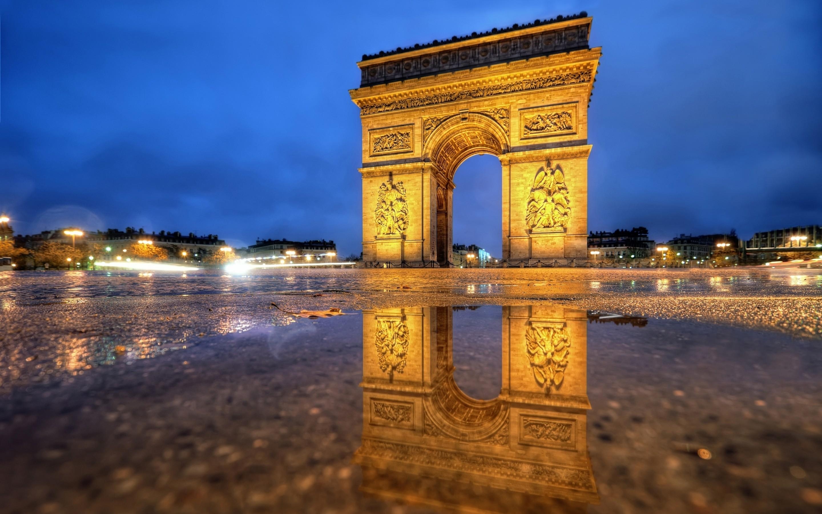 2880x1800 Arc De Triomphe HD Wallpaper, Desktop