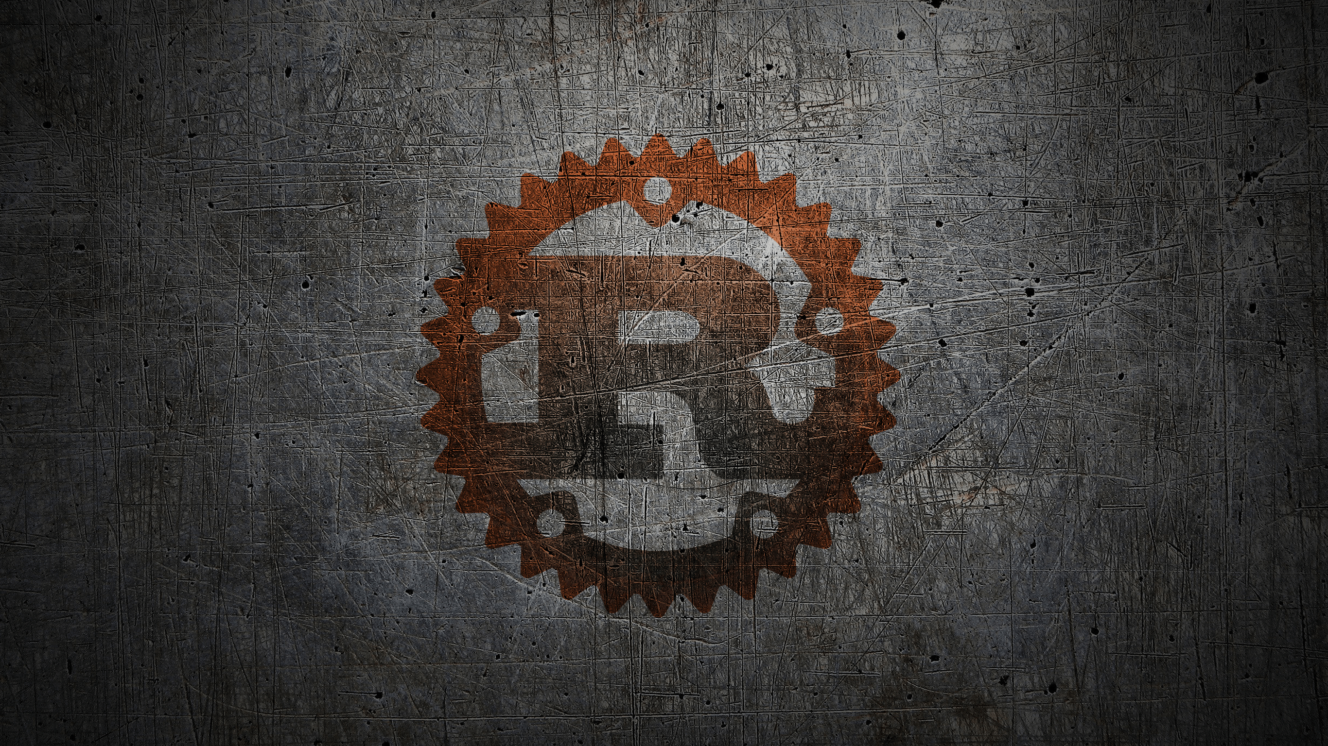 2740x1540 Wallpaper, wall, text, logo, symmetry, code, rust, texture, circle, Desktop