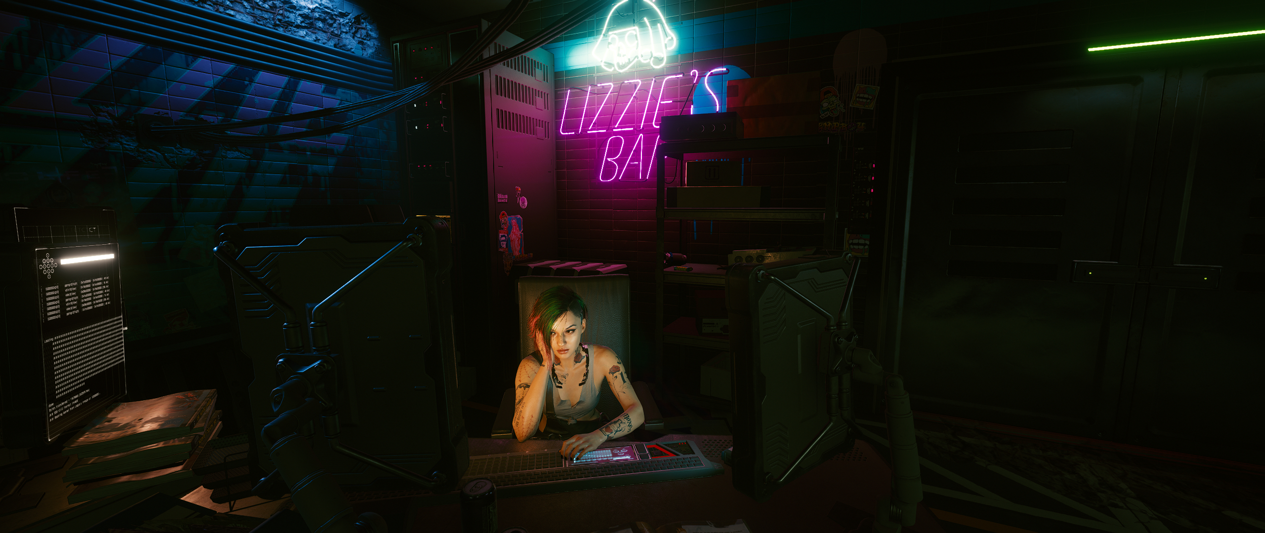 2560x1080 Wallpaper, Judy Alvarez, Cyberpunk 2077, Dual Screen