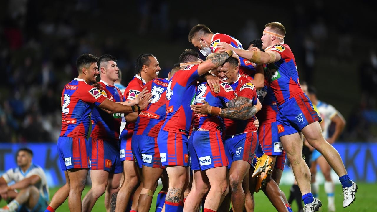 1280x720 NRL 2021: Newcastle Knights Win 15 14 Over Gold Coast Titans, Desktop