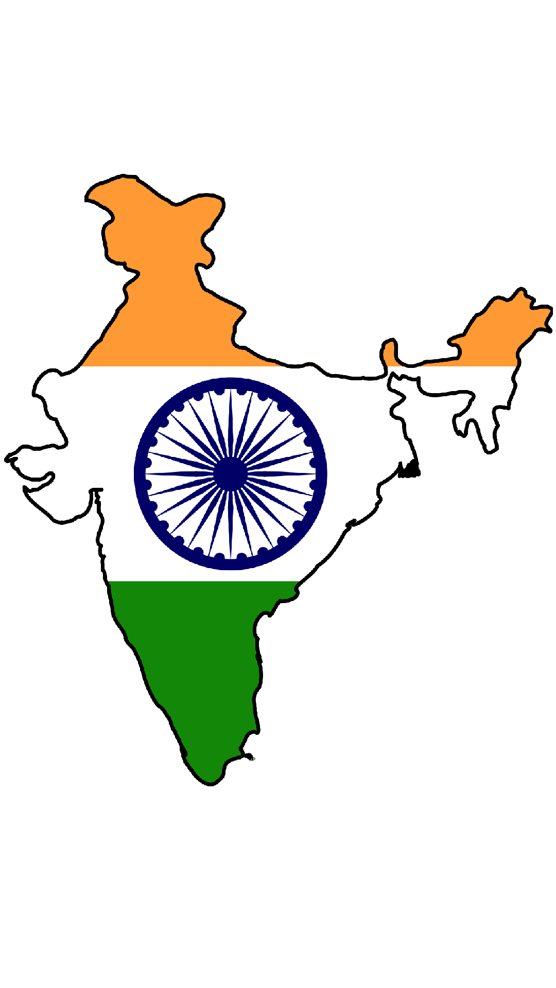 1080x1920 India Flag for Mobile Phone Wallpaper 04 of 17, Phone