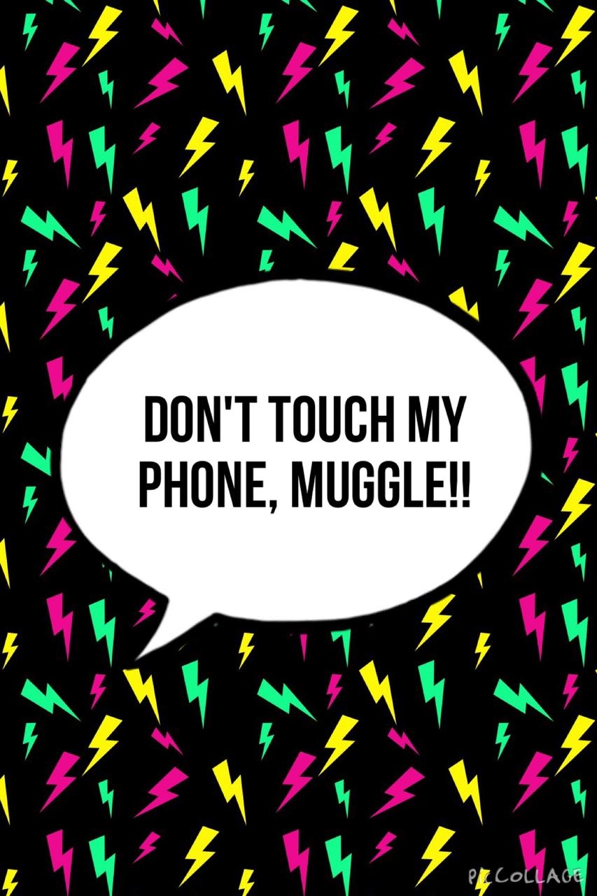 860x1280 Don't touch my phone, MUGGLE!!, Phone