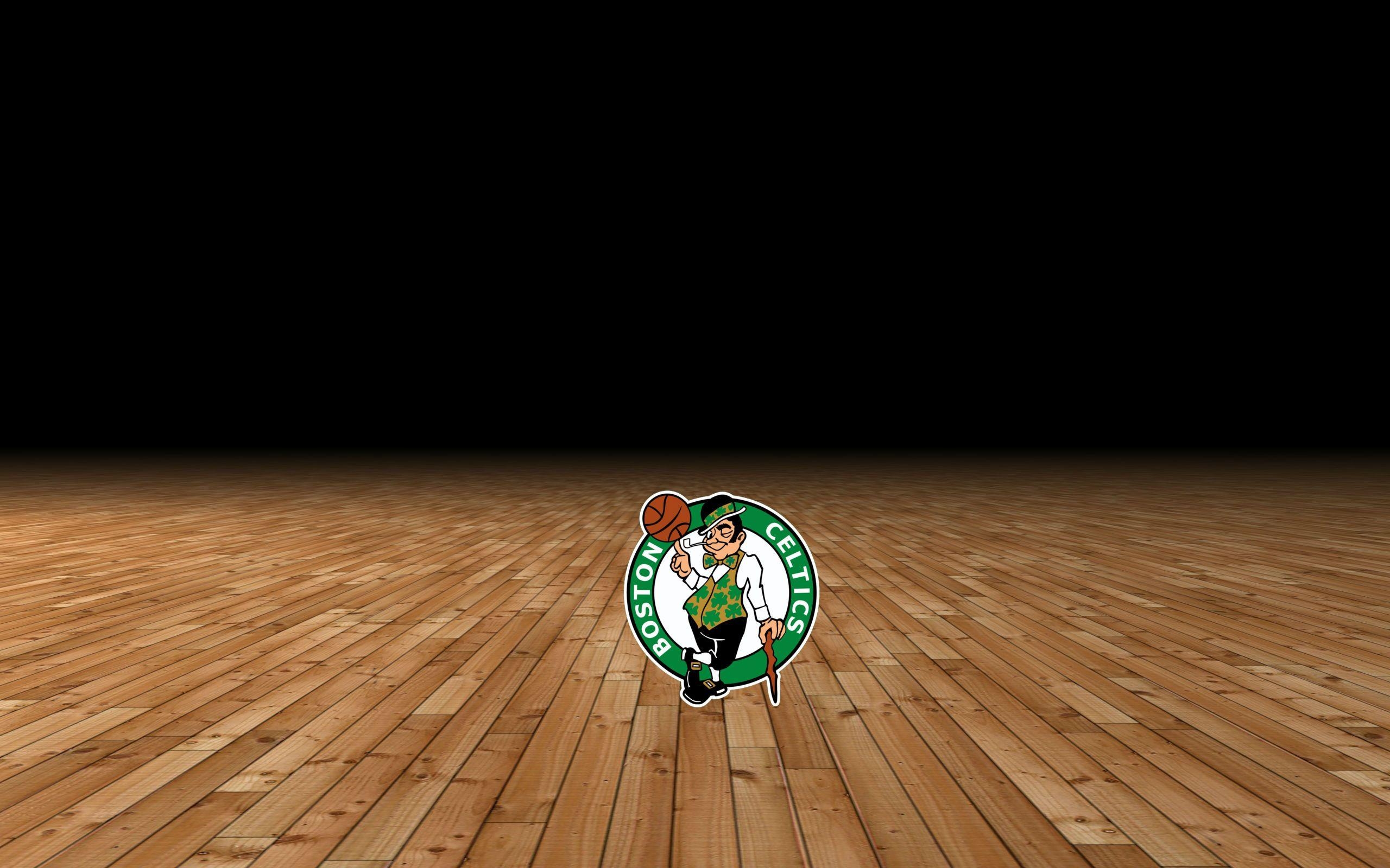 2560x1600 NBA Boston Celtics Logo Basketball Court wallpaper HD 2016, Desktop