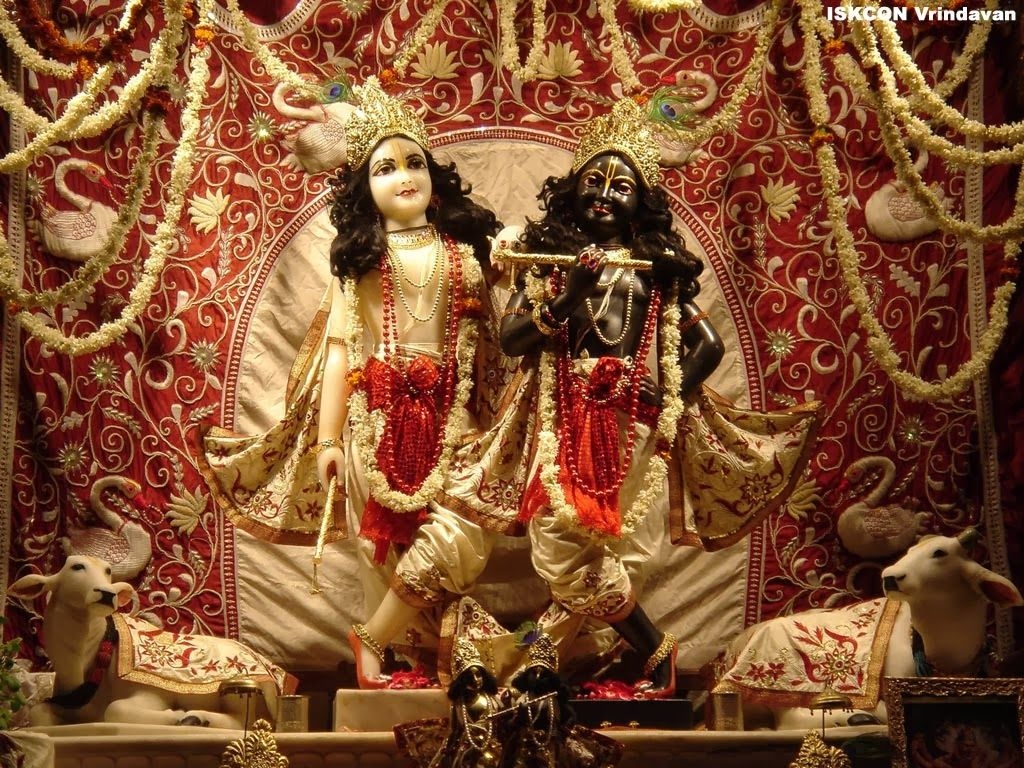 1030x770 Latest Krishna Wallpaper and Krishna picture: Shree Krishna Balaram Temple Vrindavan, Desktop