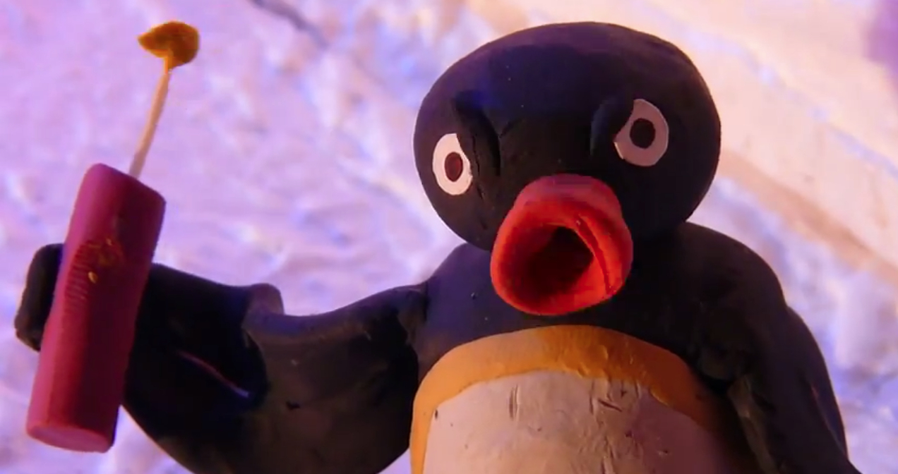 1280x680 Video: Claymation Penguins Face Alien Horror in 'Pingu's The Thing'. Pingu memes, Pingu, Pingu pingu, Desktop