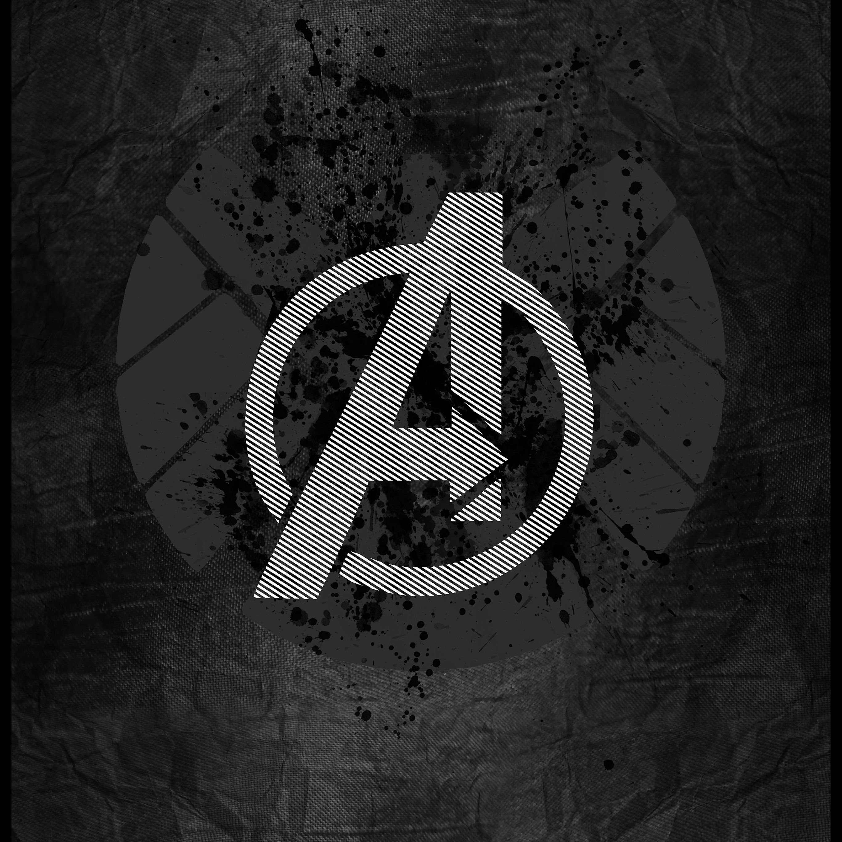 2740x2740 Avengers Black Wallpaper 4k, Phone