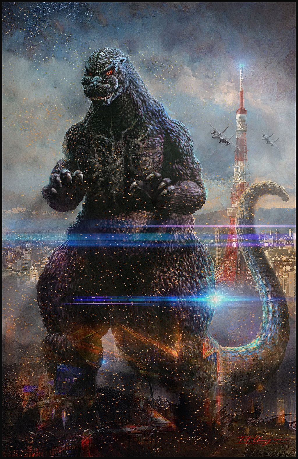 1030x1580 Godzilla wallpaper, Phone