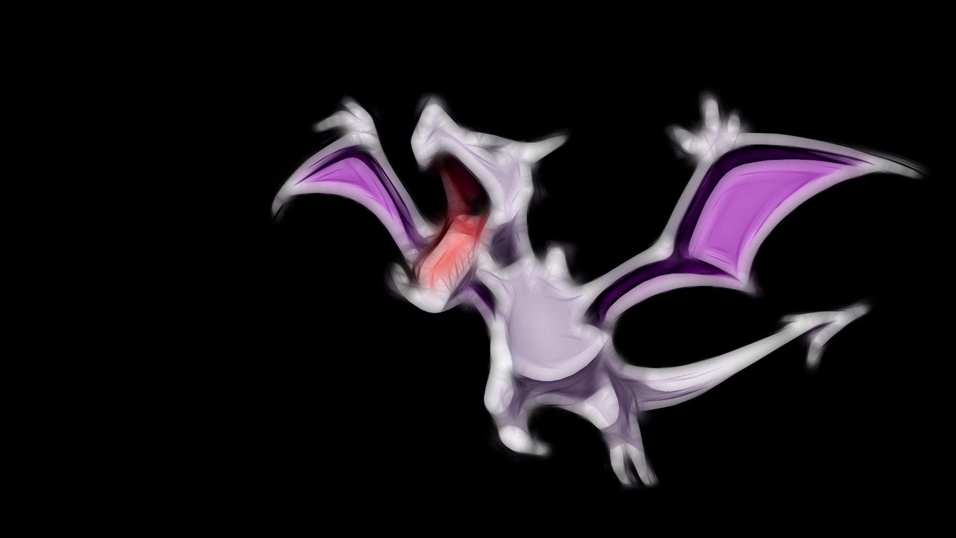 1920x1080 ScreenHeaven: Aerodactyl Pokemon black background simple, Desktop