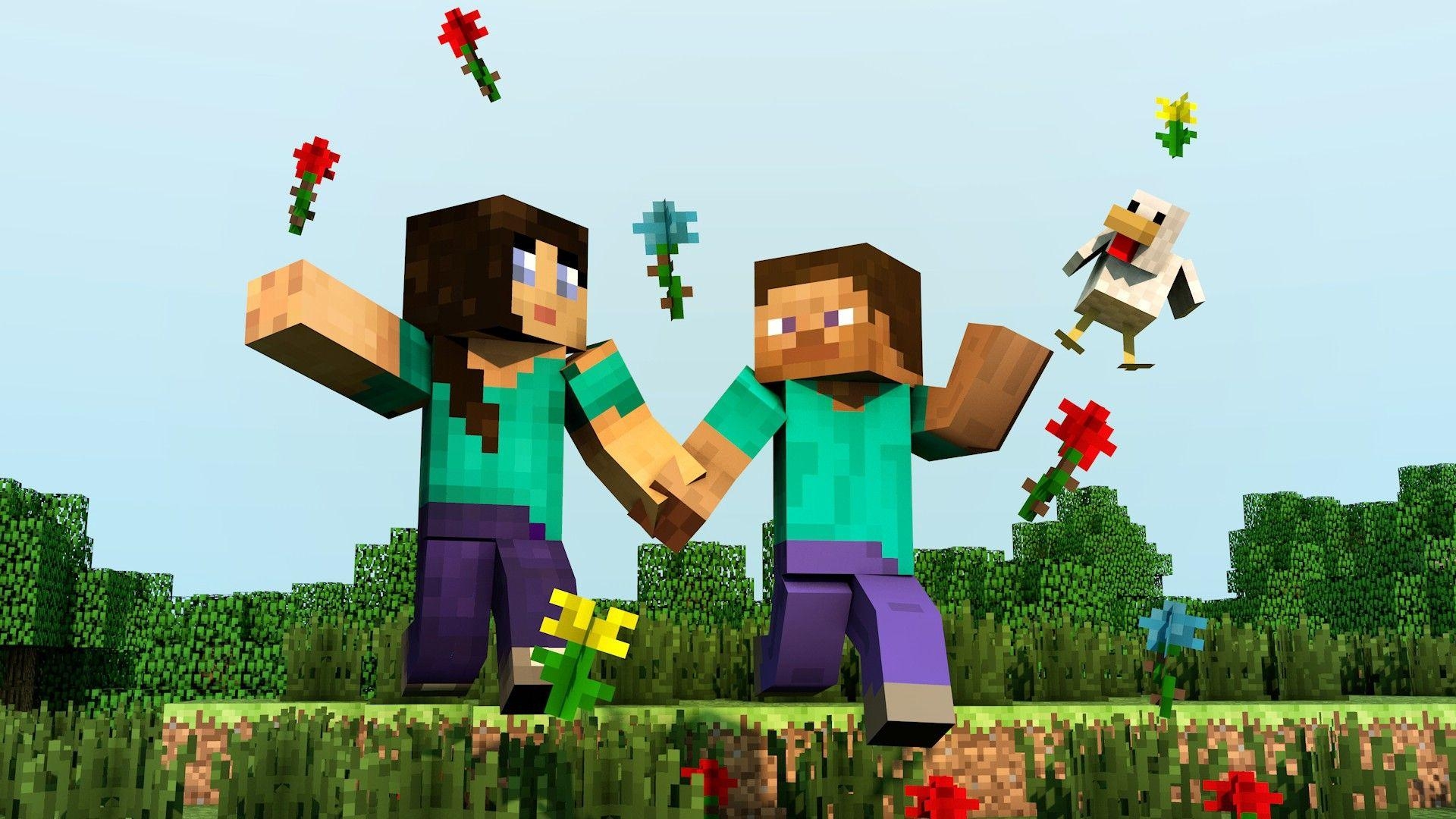 1920x1080 minecraft wallpaper. Minecraft Steve Wallpaper, Desktop