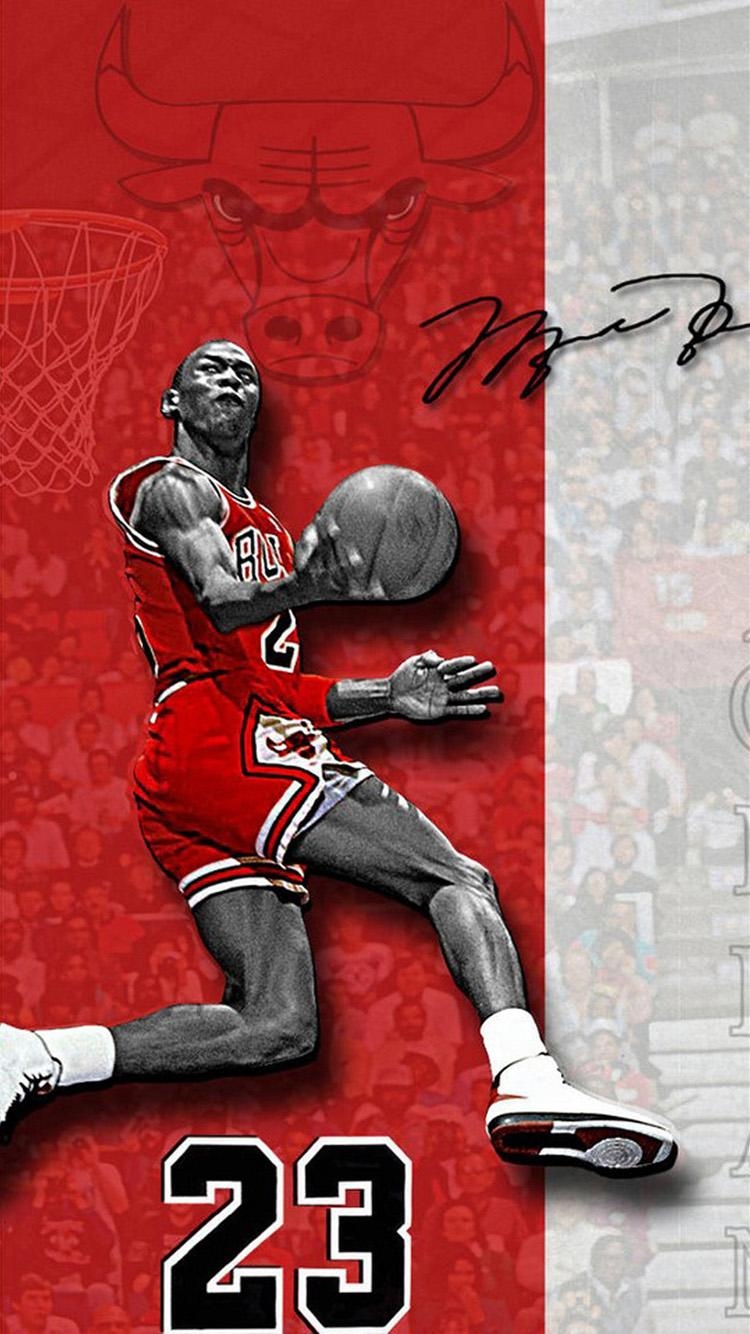 750x1340 Michael Jordan iPhone 6 Wallpaper, Phone