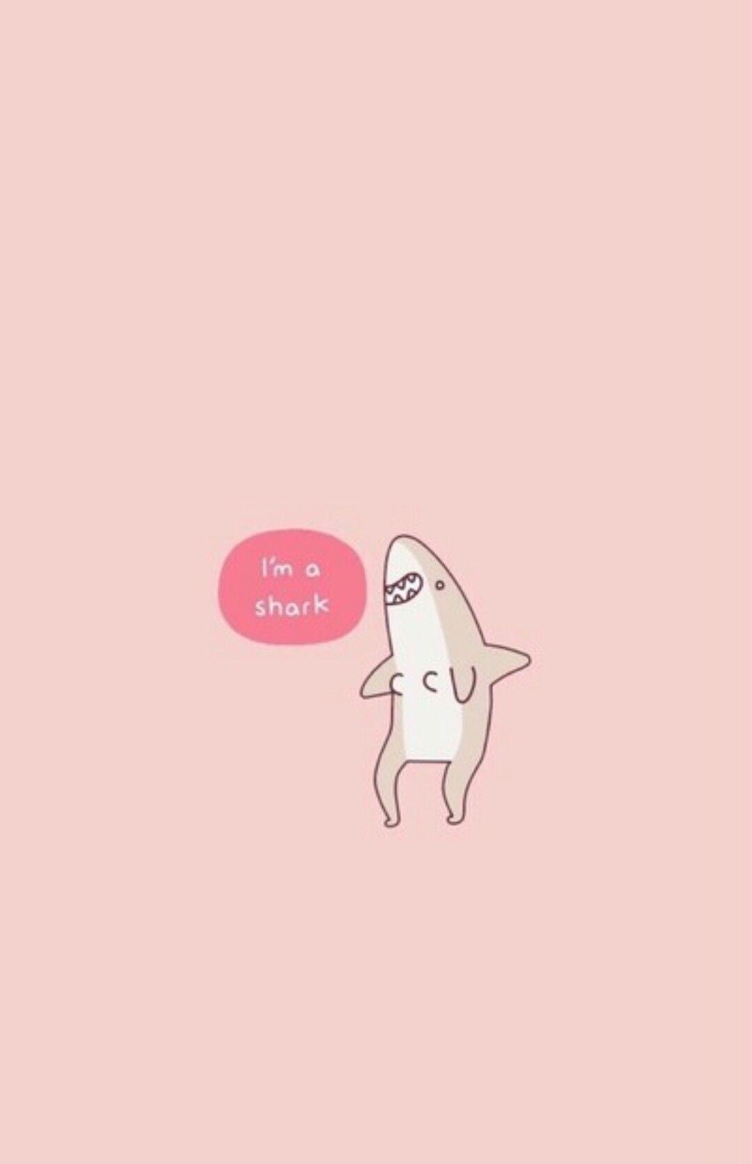 1080x1680 Cute Shark Wallpaper. Shark wallpaper iphone, Cute shark, Shark art, Phone