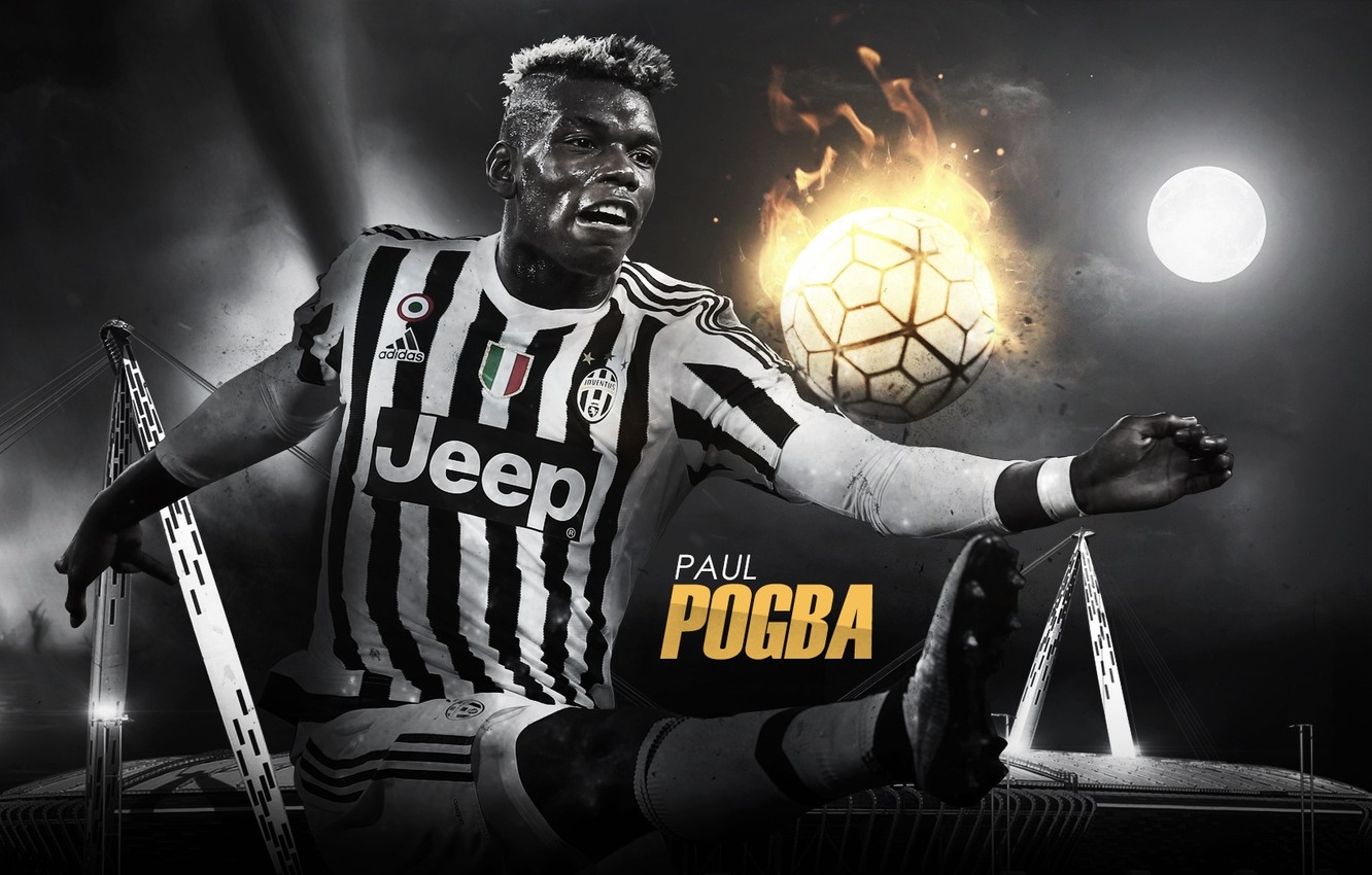 1340x850 Wallpaper wallpaper, sport, stadium, football, player, Juventus FC, Juventus Stadium, Paul Pogba image for desktop, section спорт, Desktop