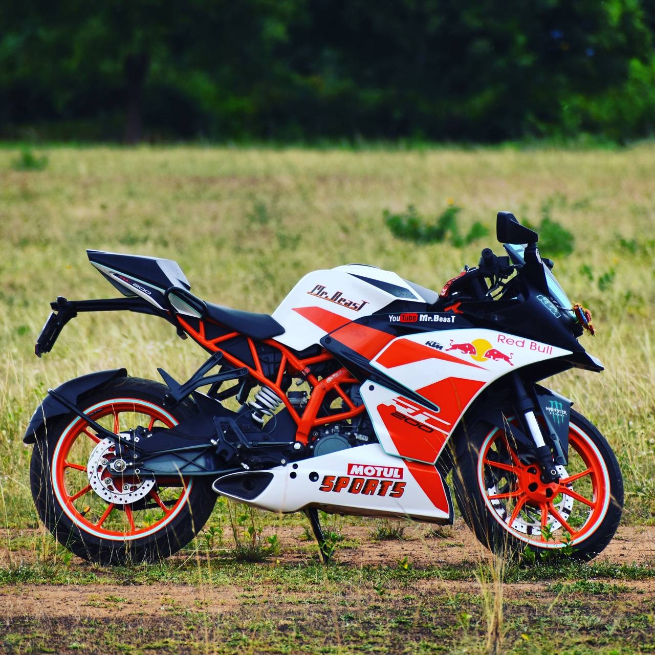 1280x1280 KTM RC 200 wallpaper, Phone