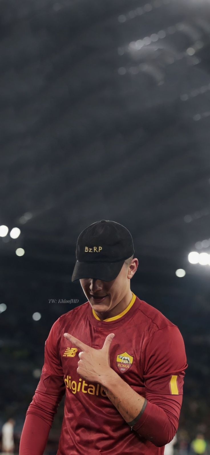 740x1600 4K Wallpaper Dybala As Roma 2024, Phone