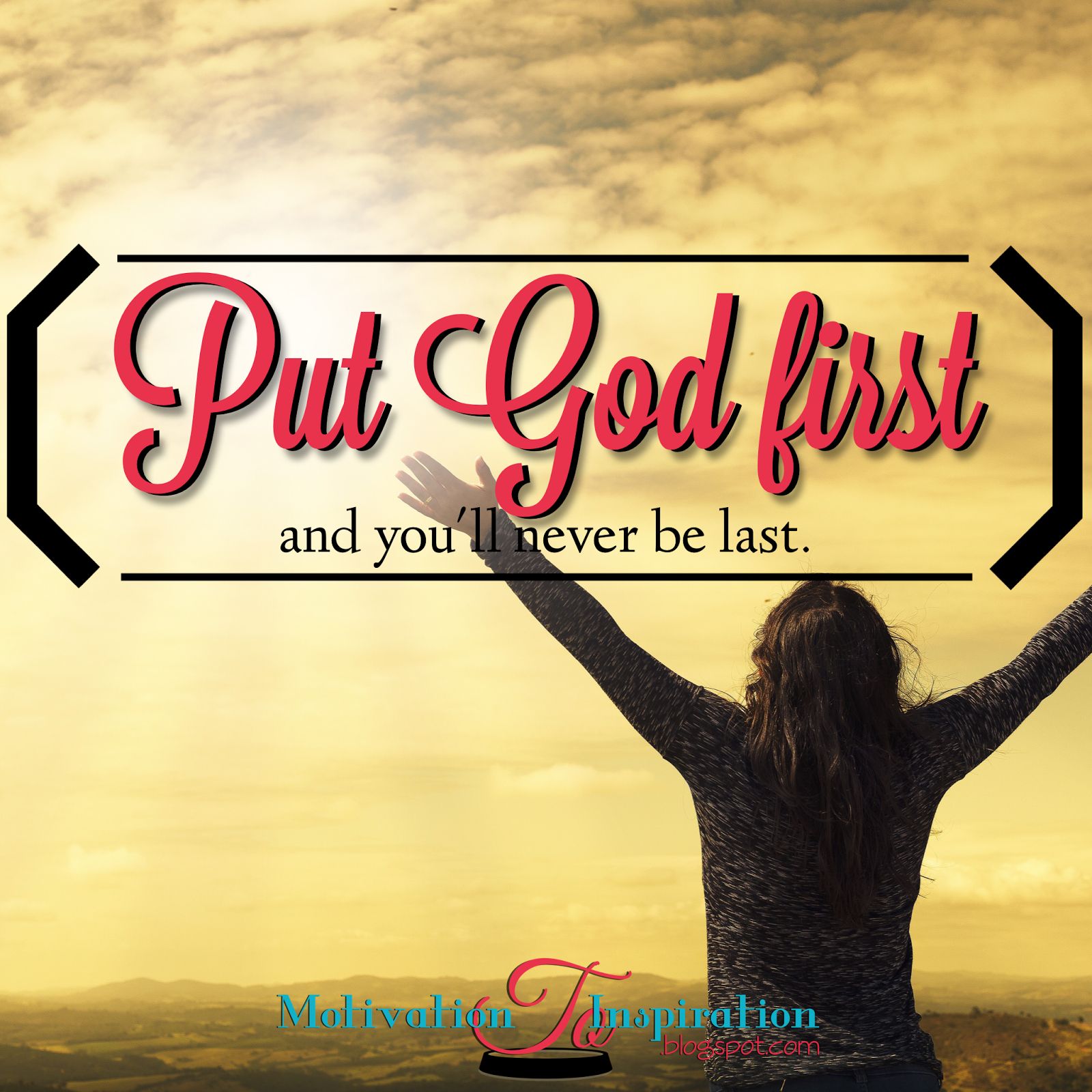 1600x1600 Put God First, Phone