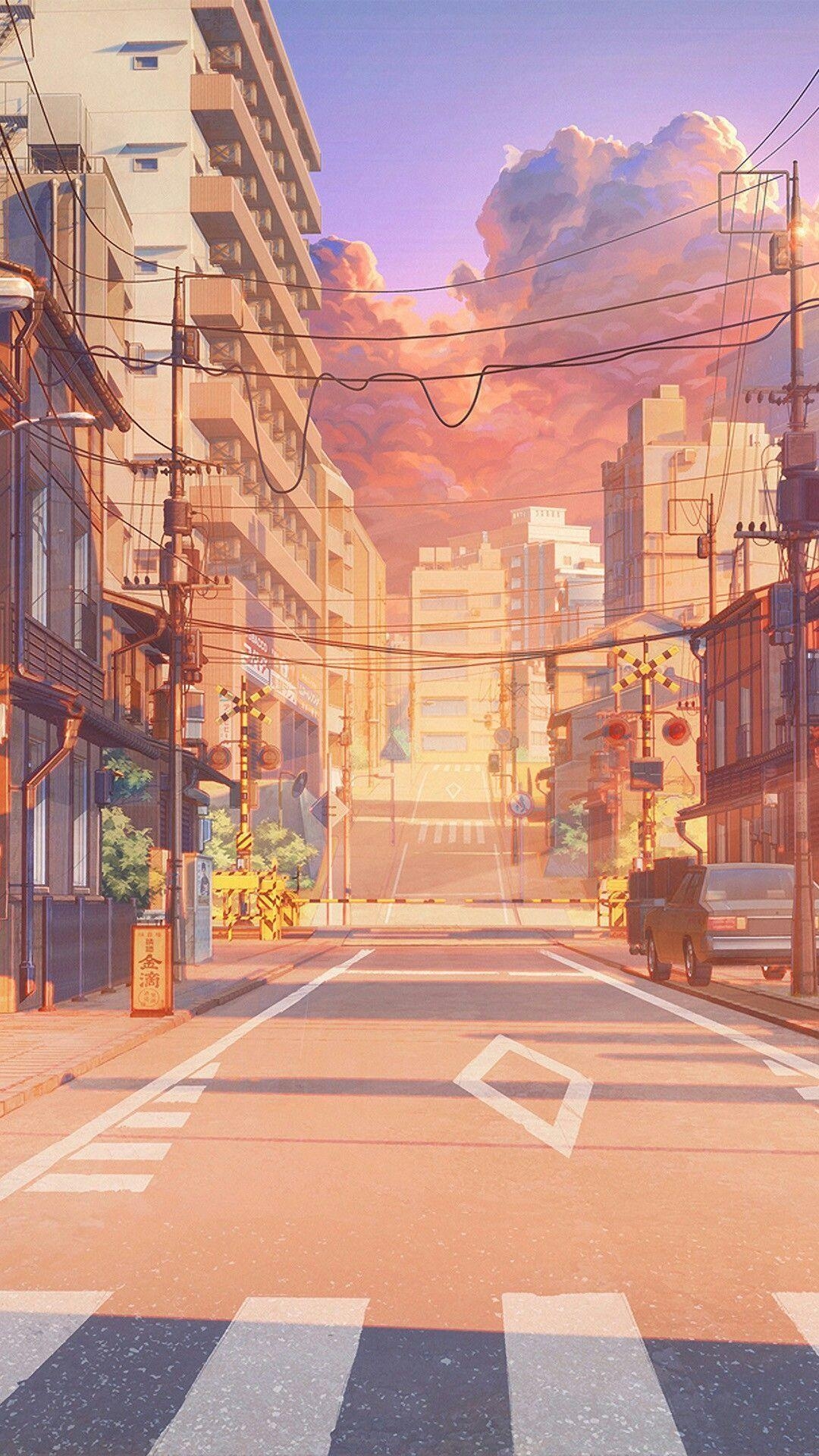 1080x1920 Anime Street Wallpaper, HD Anime Street Background on WallpaperBat, Phone