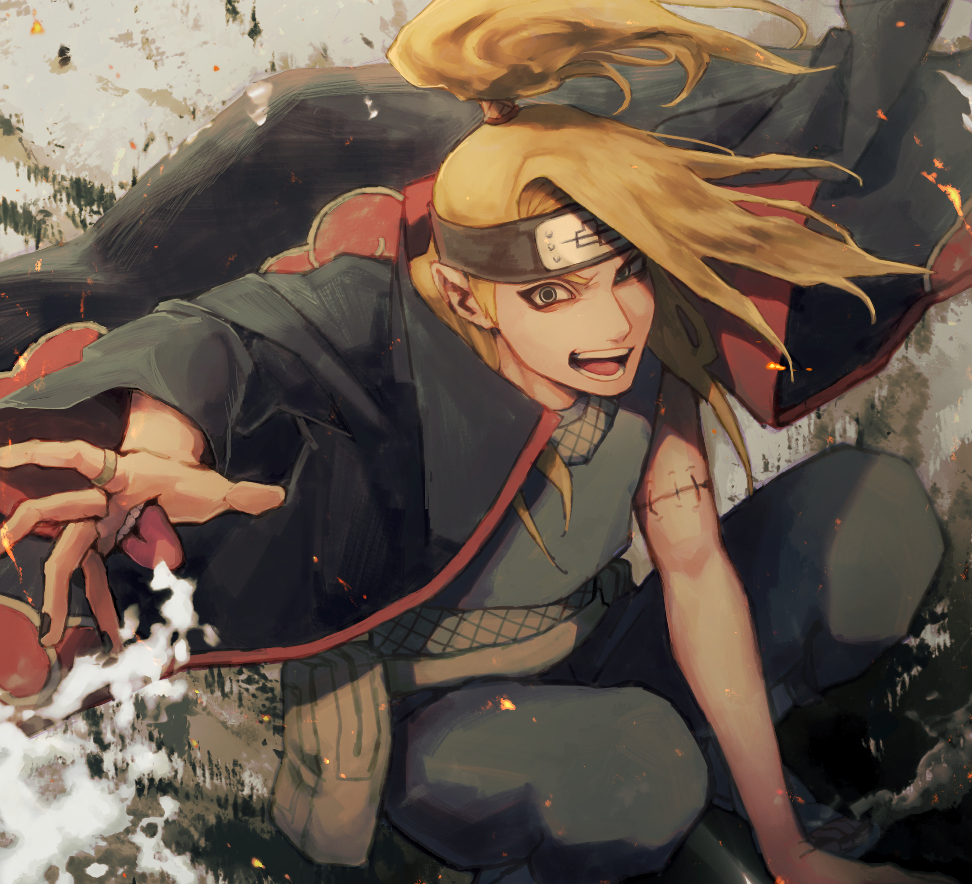 1920x1750 Deidara (Naruto) HD Wallpaper, Desktop