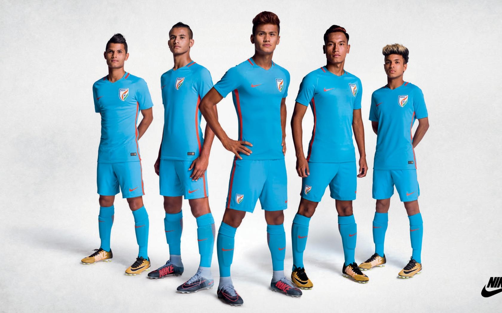 1680x1050 Nike Wallpaper with Indian New Football Kit Sets Blue Tigers, Desktop