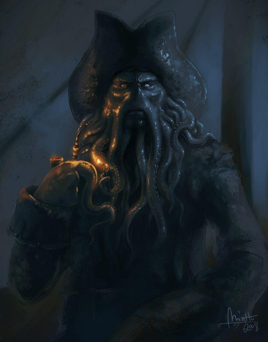 870x1100 Davy Jones by *TheMinttu. Davy Jones, Phone