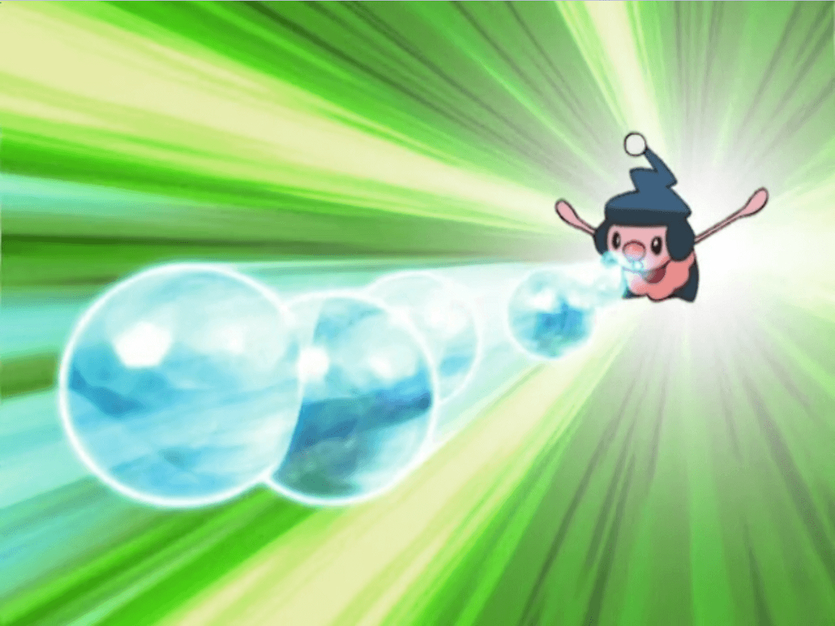 1180x890 James Mime Jr Mimic Bubble Beam.png. Pokémon, Desktop