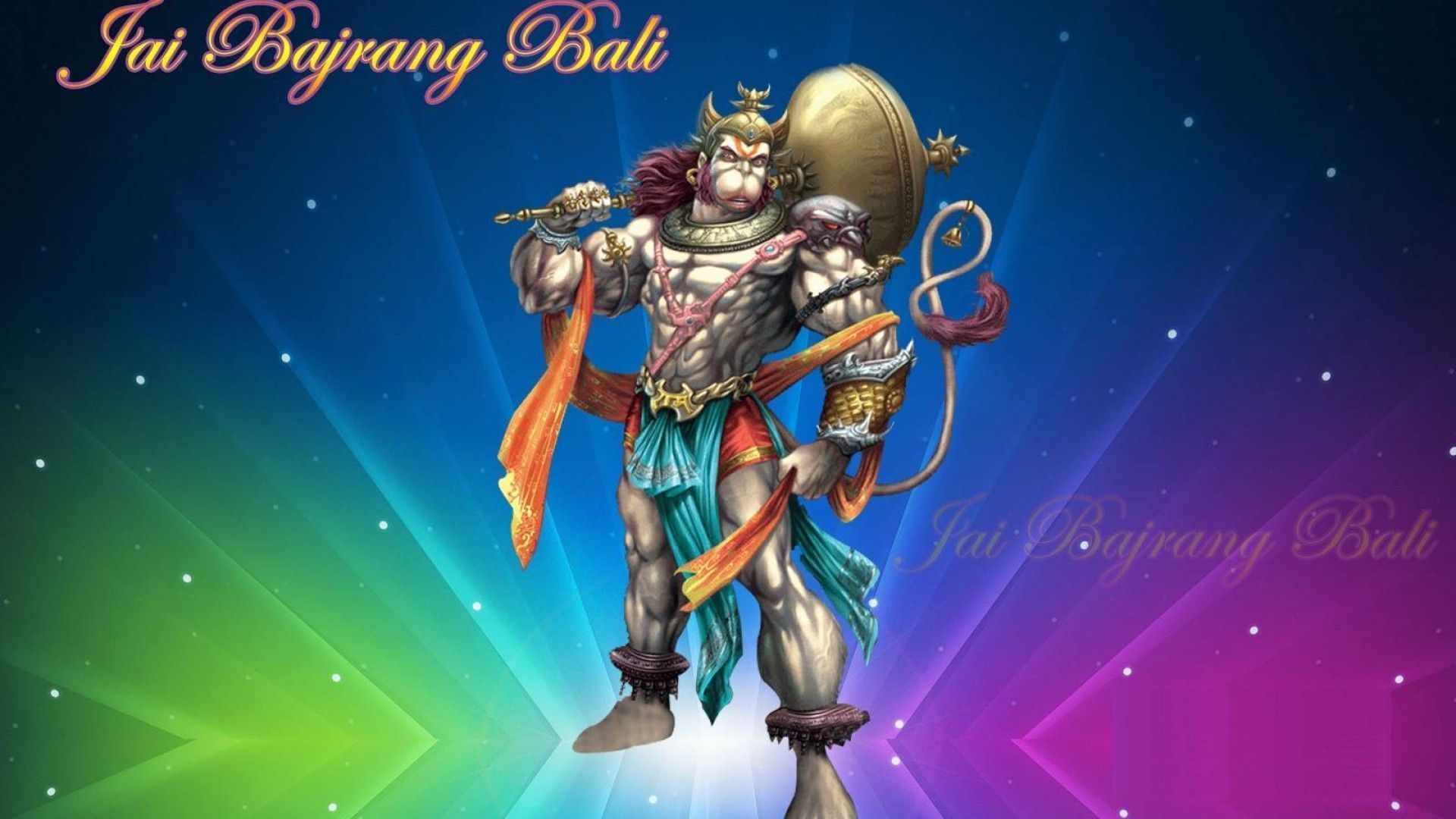 1920x1080 Lord Hanuman. Jai Shri Bajrang Bali 3D HD Wallpaper, Desktop